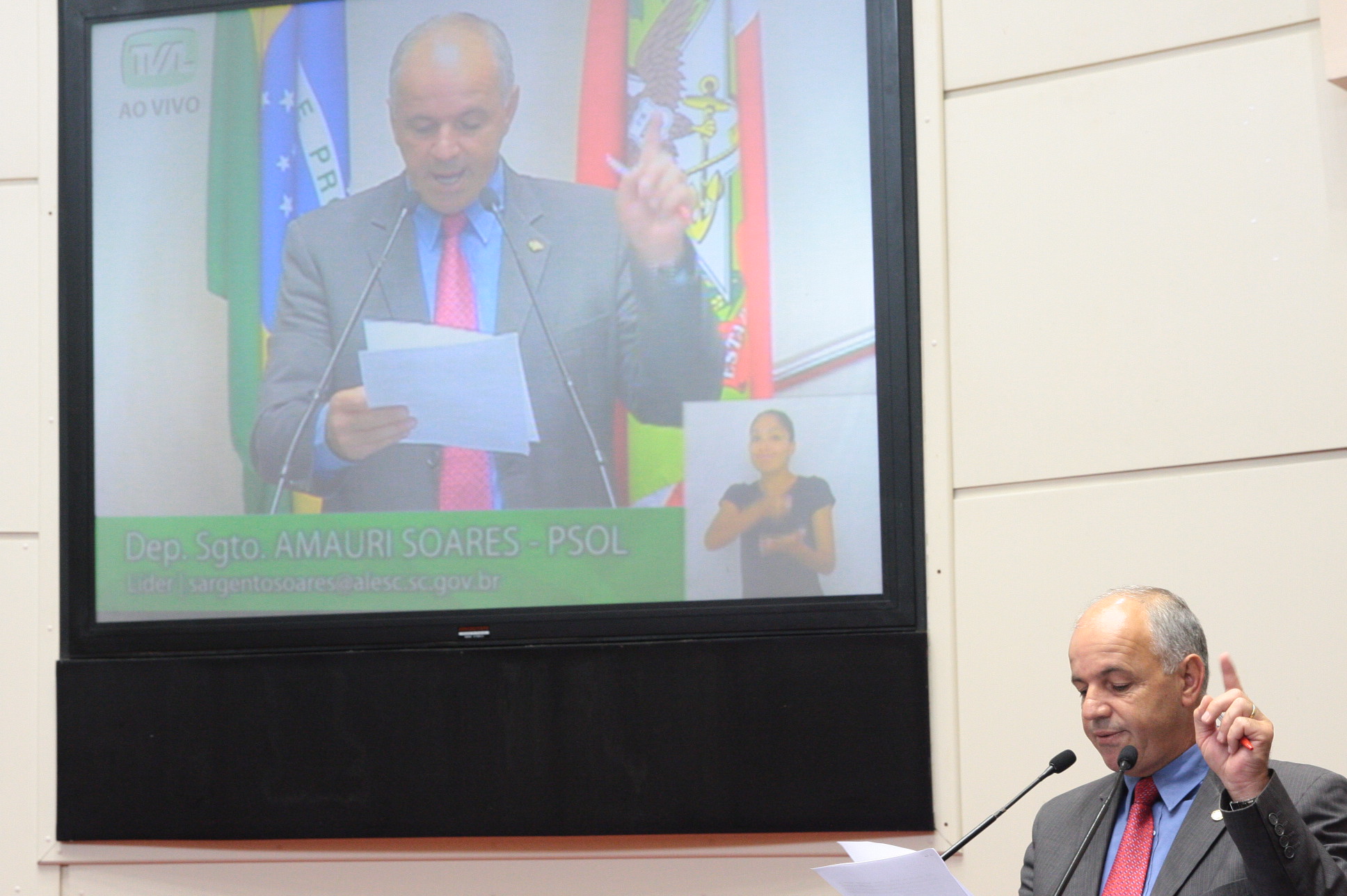 plenario_Dp Sargento Amauri Soares _fotos Eduardo Guedes de Oliveira / Agência AL