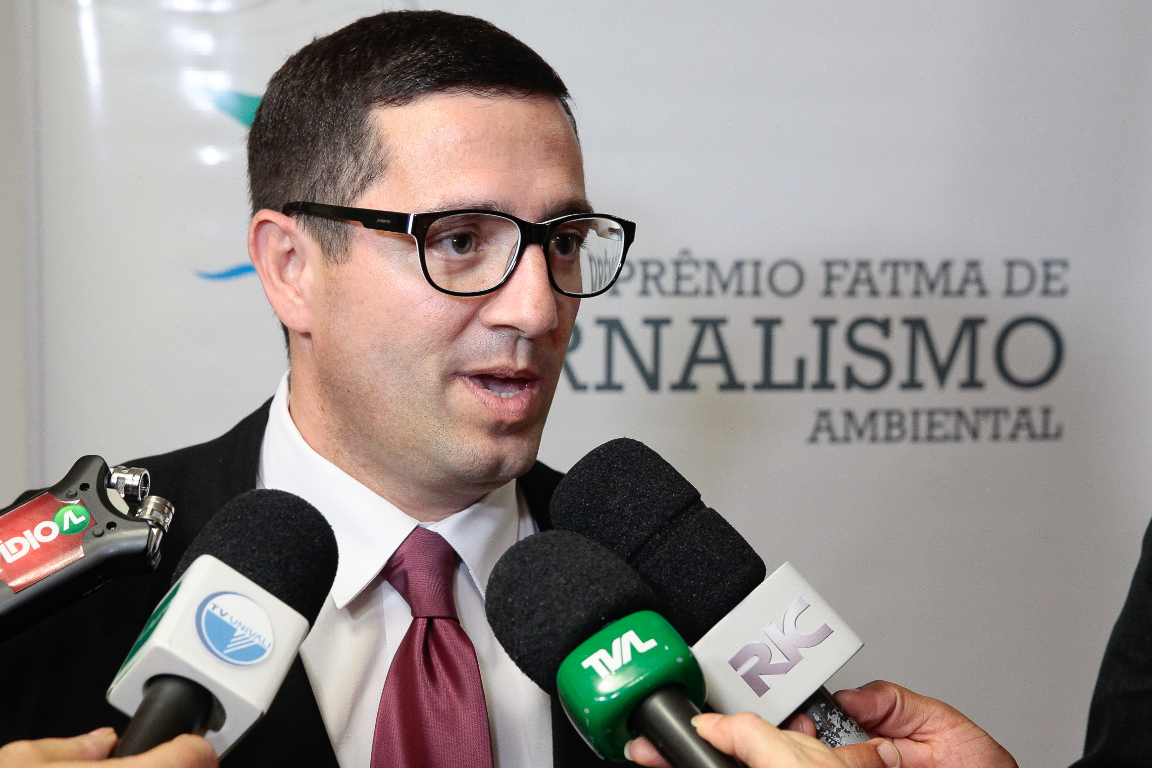 Alexandre Waltrick - Prêmio FATMA de Jornalismo Ambiental. Foto: Miriam Zomer/Agência AL