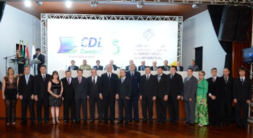 Saretta participa de posse da nova diretoria da CDL Concórdia