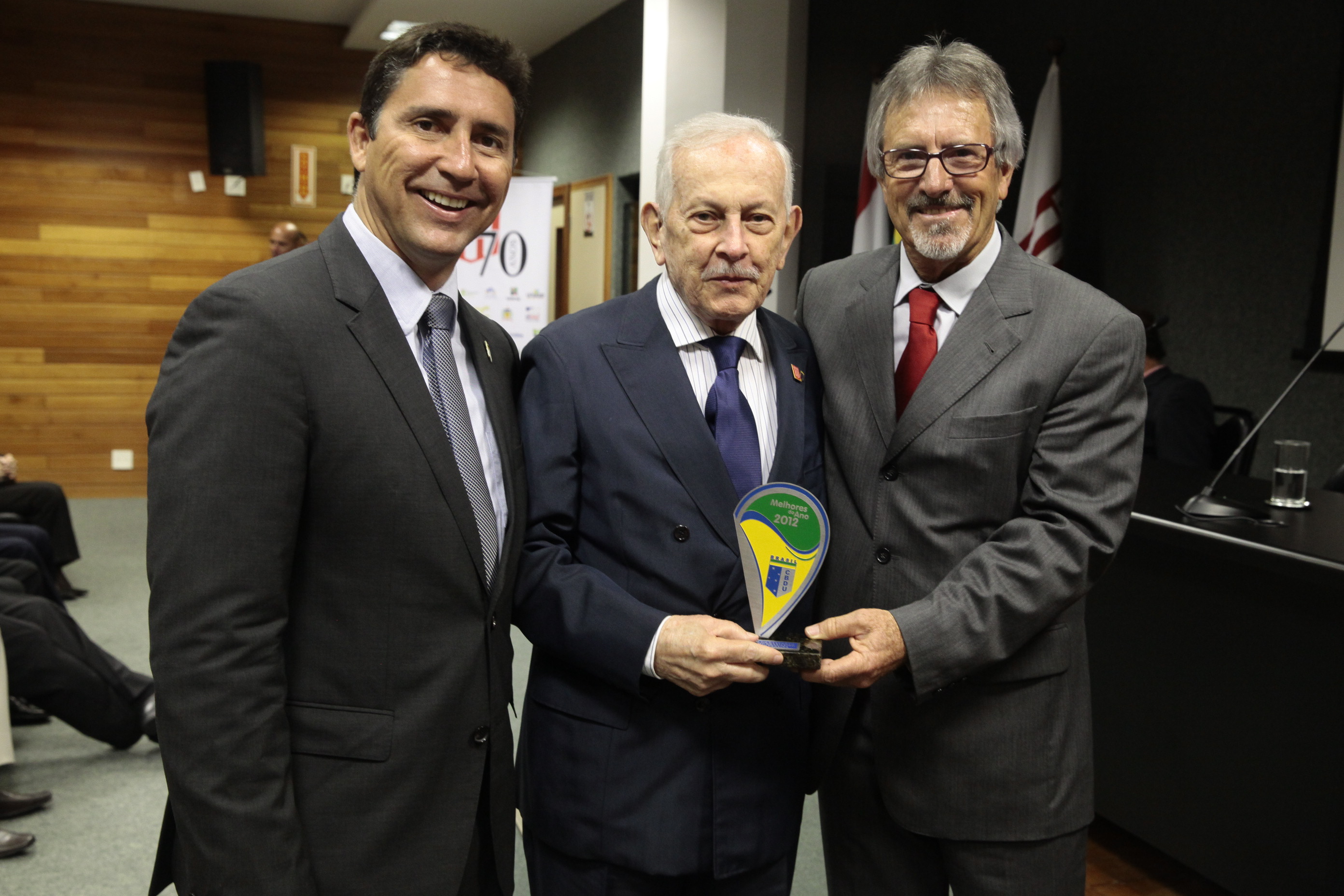 Solenidade alusiva aos 70 anos da Federação Catarinense do Desporto Universitário (FCDU). Foto: Miriam Zomer/Agência AL