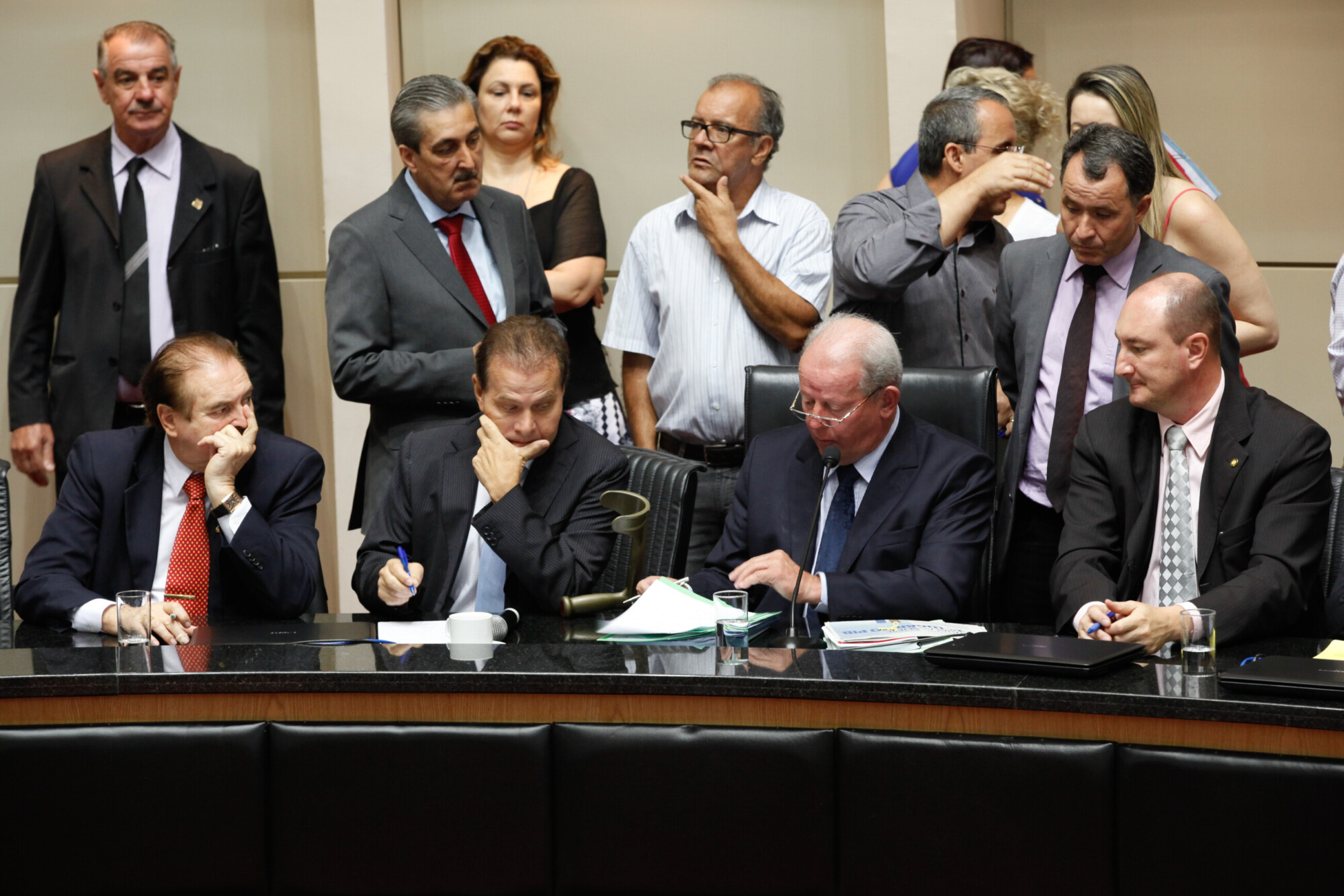 CCJ, Finanças e Trabalho fizeram reunião conjunta para limpar a pauta de votações antes do recesso. FOTO: Juliana Stadnik/Agência AL