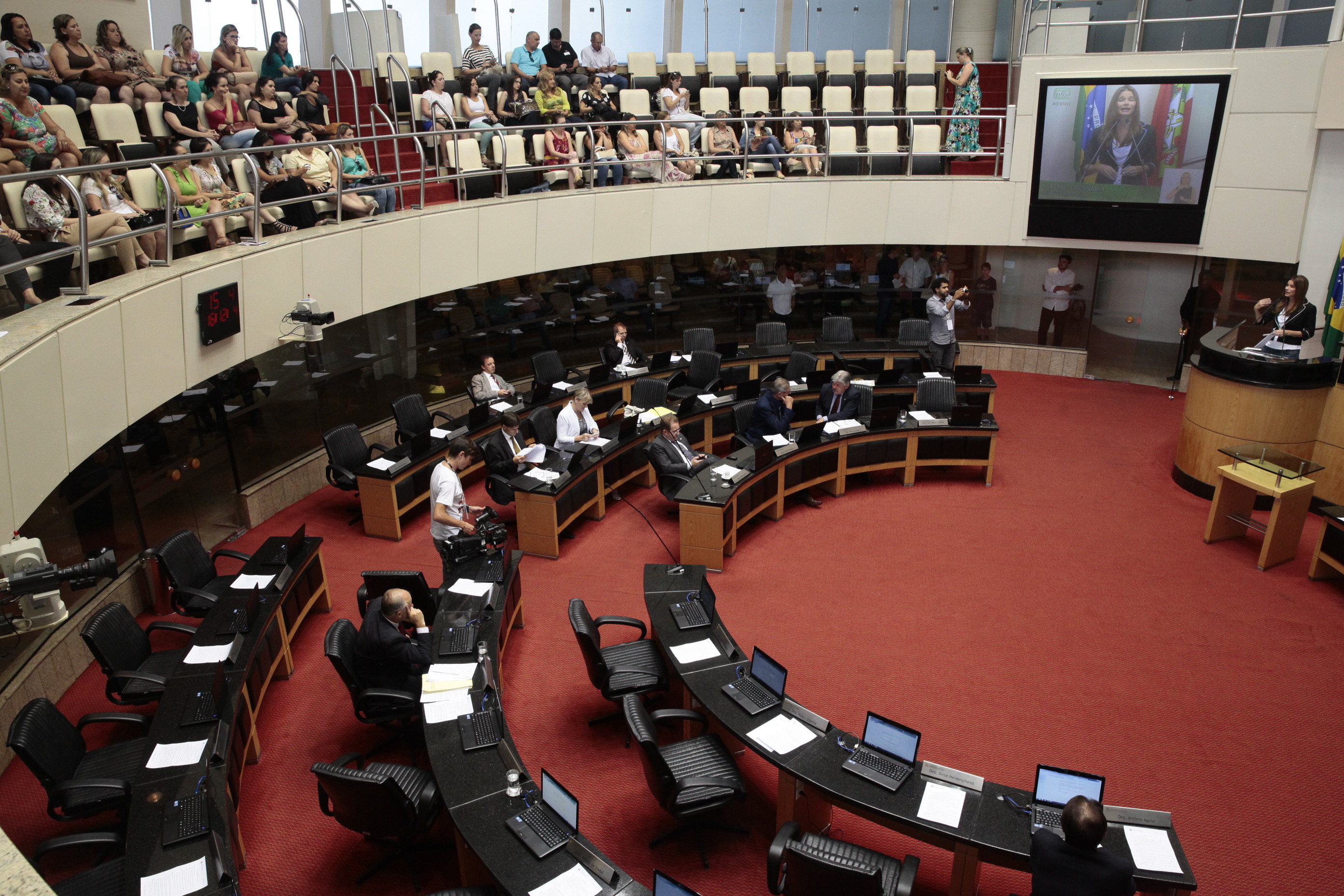 Sessão Ordinária - Plenário Osni Régis. Foto: Miriam Zomer/Agência AL