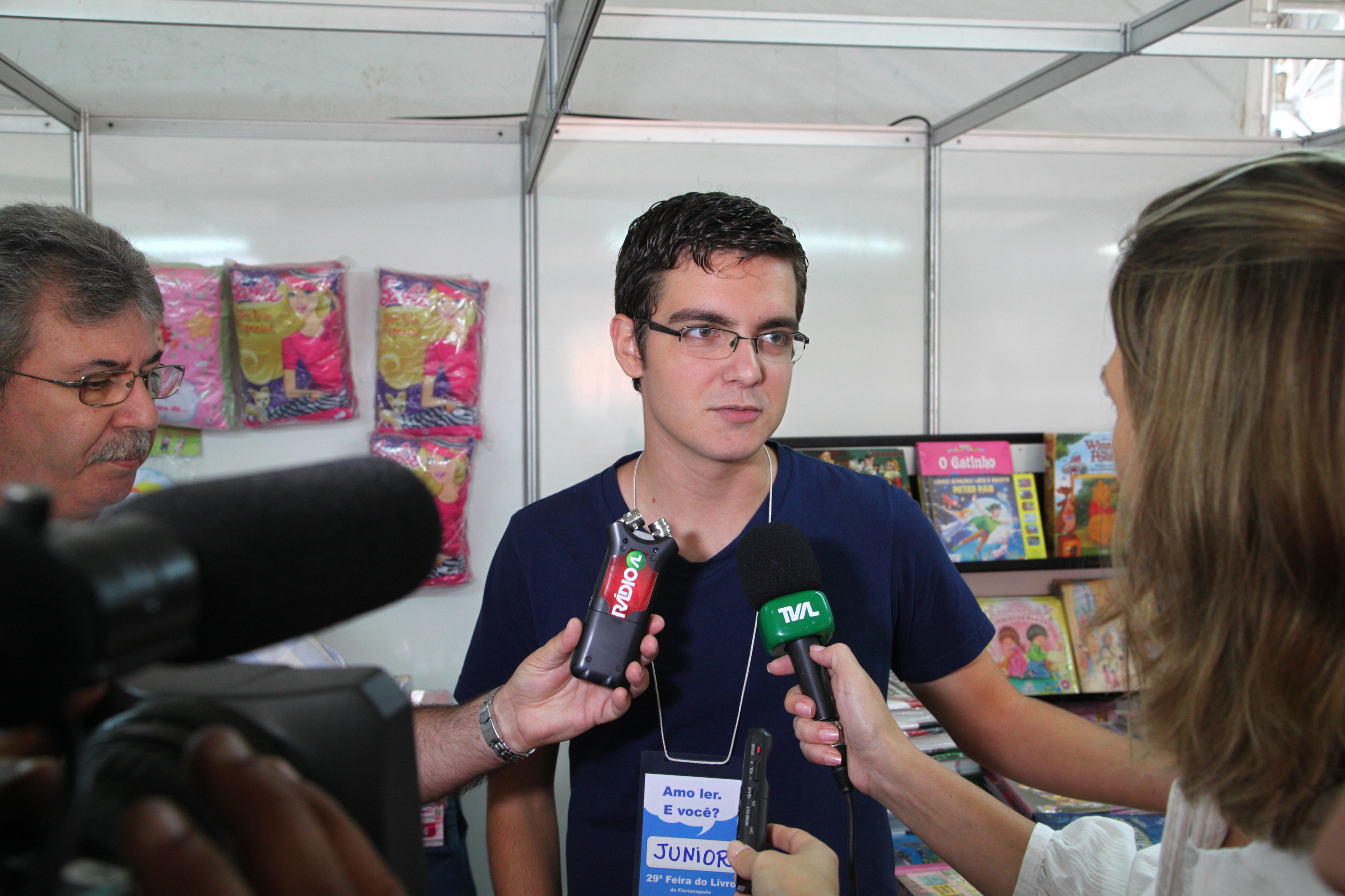 Feira do Livro em Florianópolis - Derli Francisco Junior