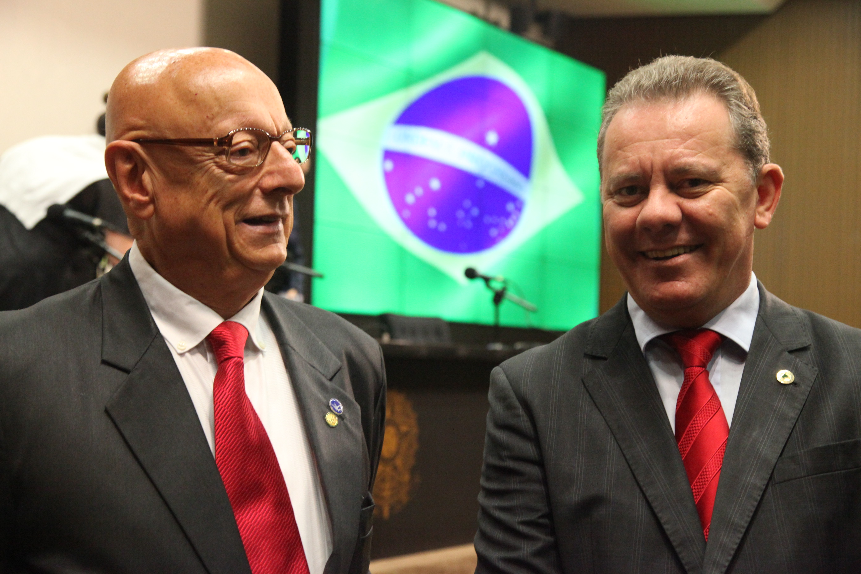 Sessão Solene em homenagem ao centenário de nascimento do ex-governador Jorge Lacerda realizada na Câmara dos Deputados Federais em Brasília. Foto: Fábio Queiroz / Agência AL