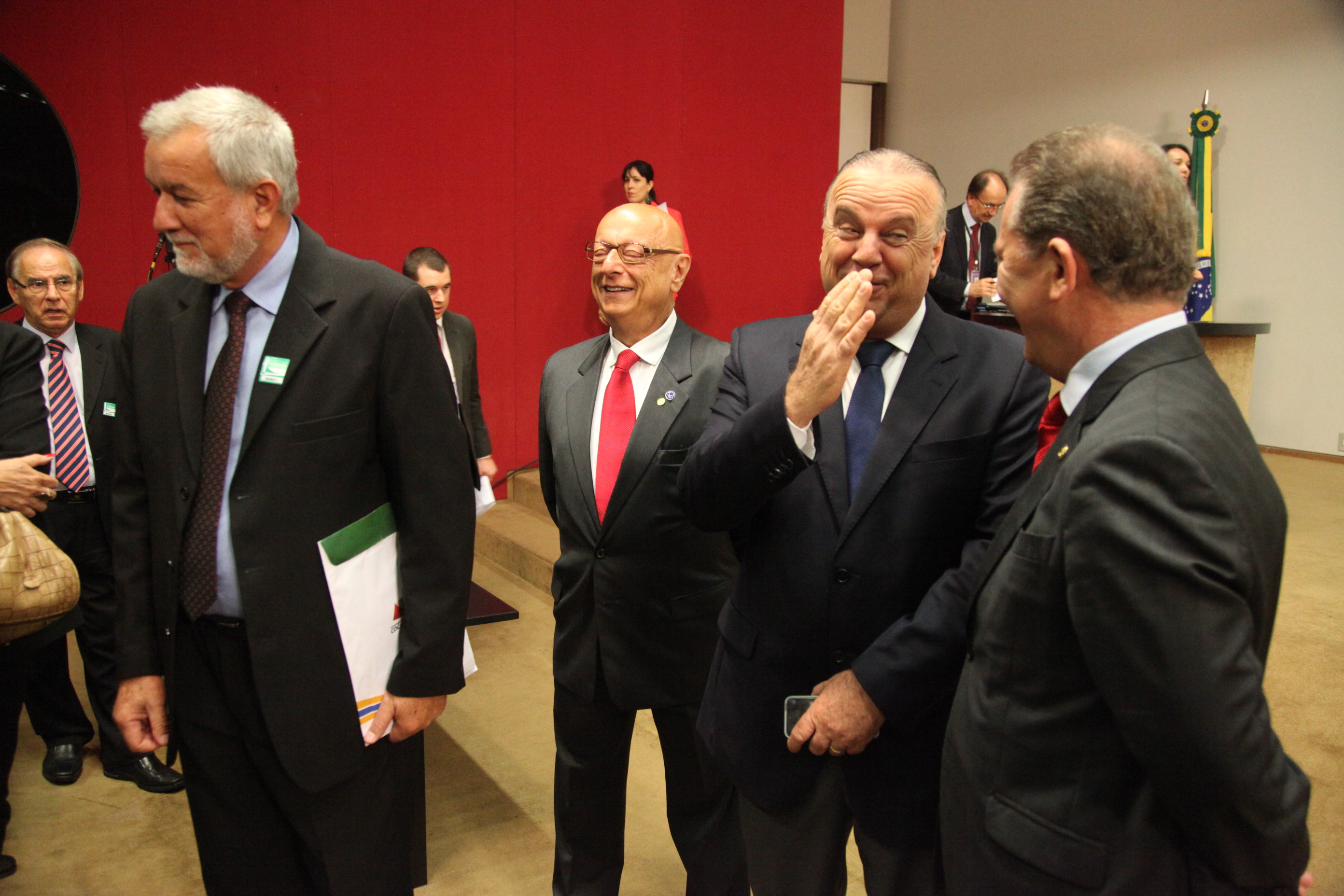 Sessão Solene em homenagem ao centenário de nascimento do ex-governador Jorge Lacerda realizada na Câmara dos Deputados Federais em Brasília. Foto: Fábio Queiroz / Agência AL