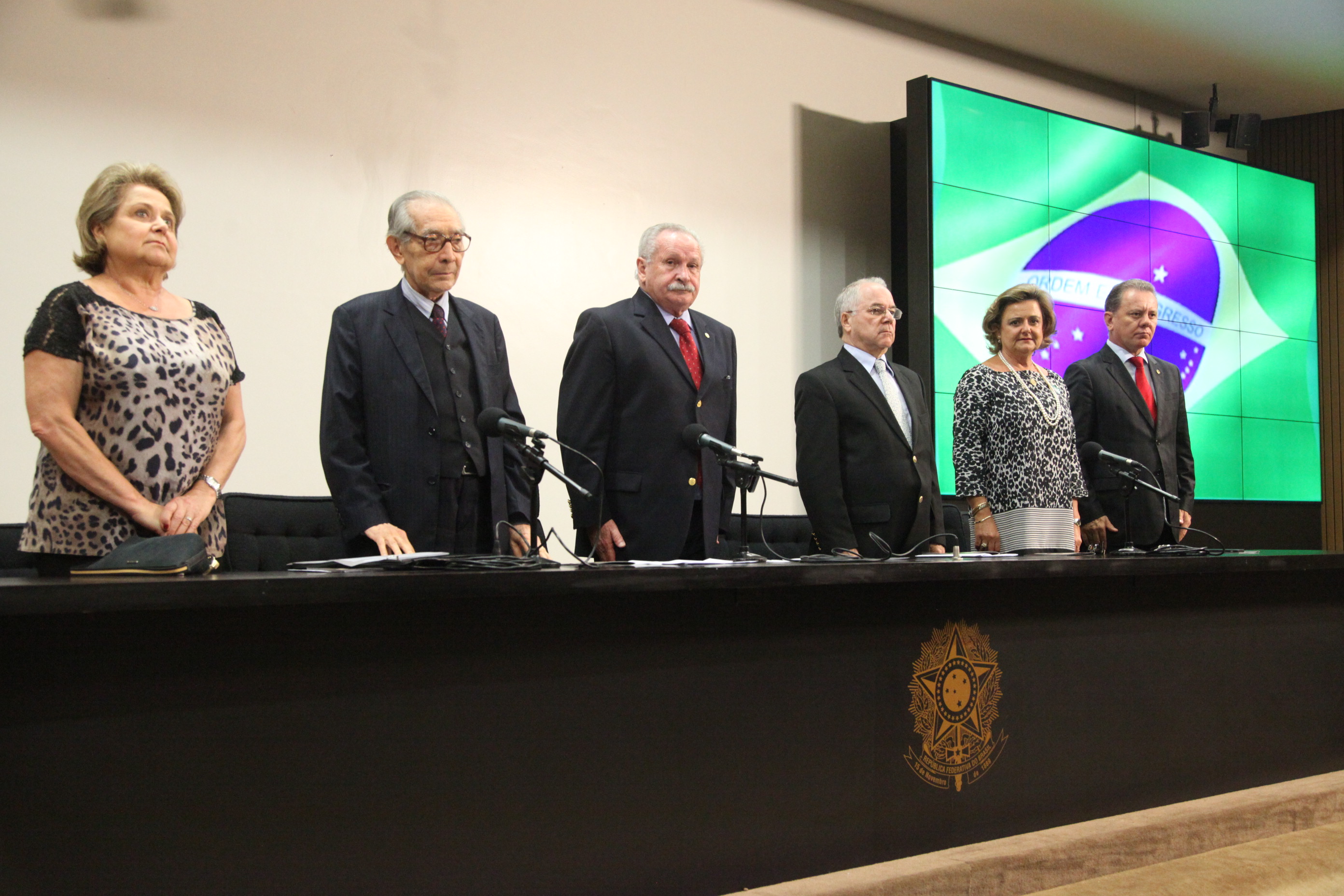 Sessão Solene em homenagem ao centenário de nascimento do ex-governador Jorge Lacerda realizada na Câmara dos Deputados Federais em Brasília. Foto: Fábio Queiroz / Agência AL