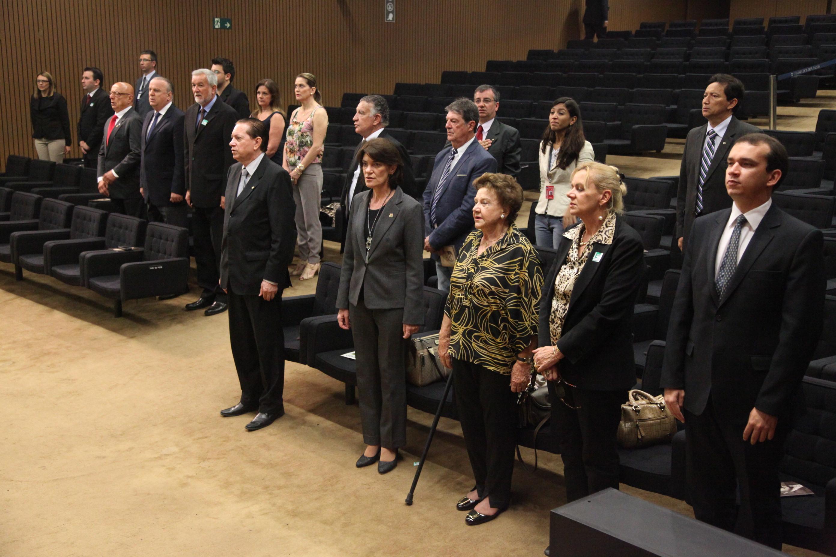 Sessão Solene em homenagem ao centenário de nascimento do ex-governador Jorge Lacerda realizada na Câmara dos Deputados Federais em Brasília. Foto: Fábio Queiroz / Agência AL