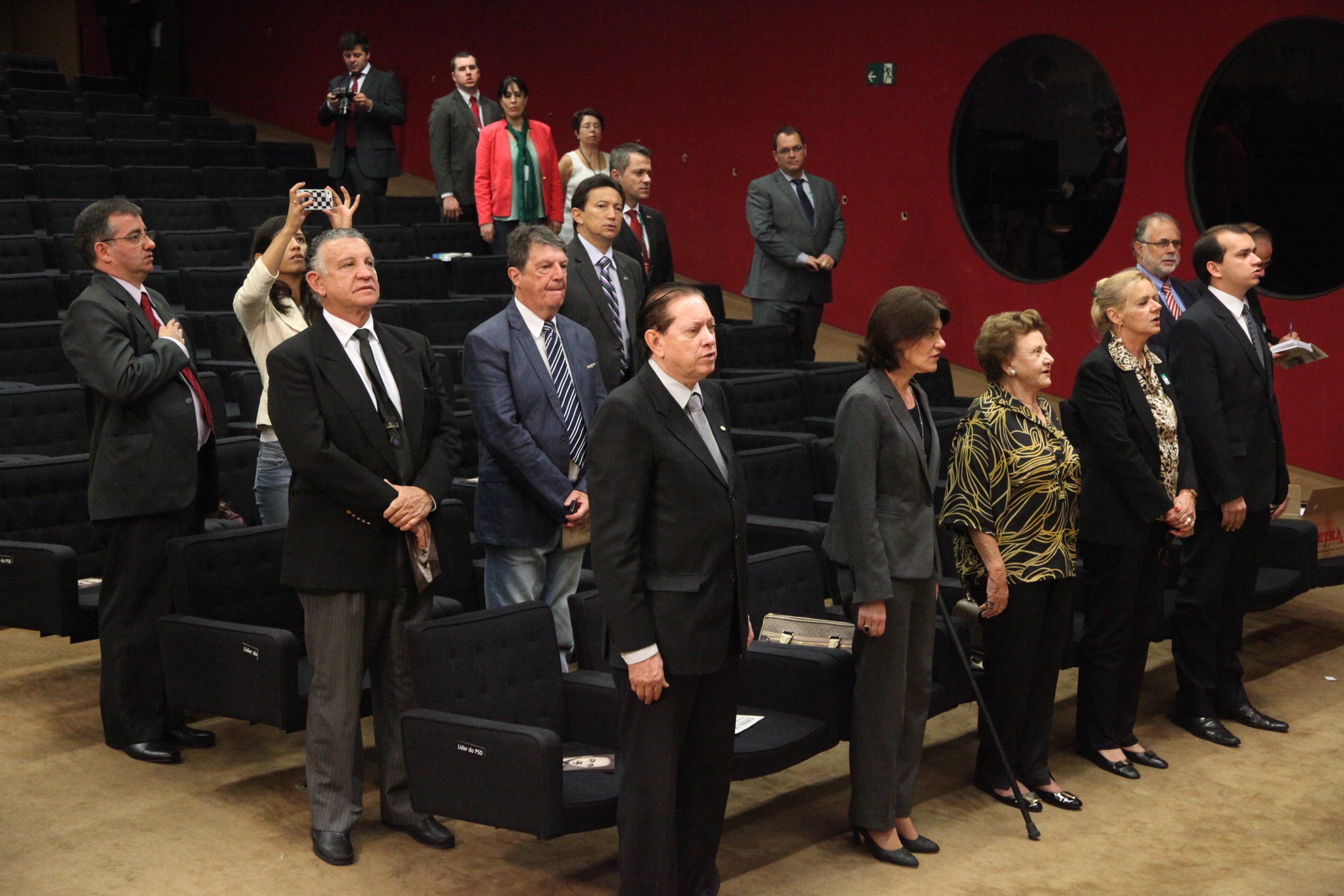 Sessão Solene em homenagem ao centenário de nascimento do ex-governador Jorge Lacerda realizada na Câmara dos Deputados Federais em Brasília. Foto: Fábio Queiroz / Agência AL