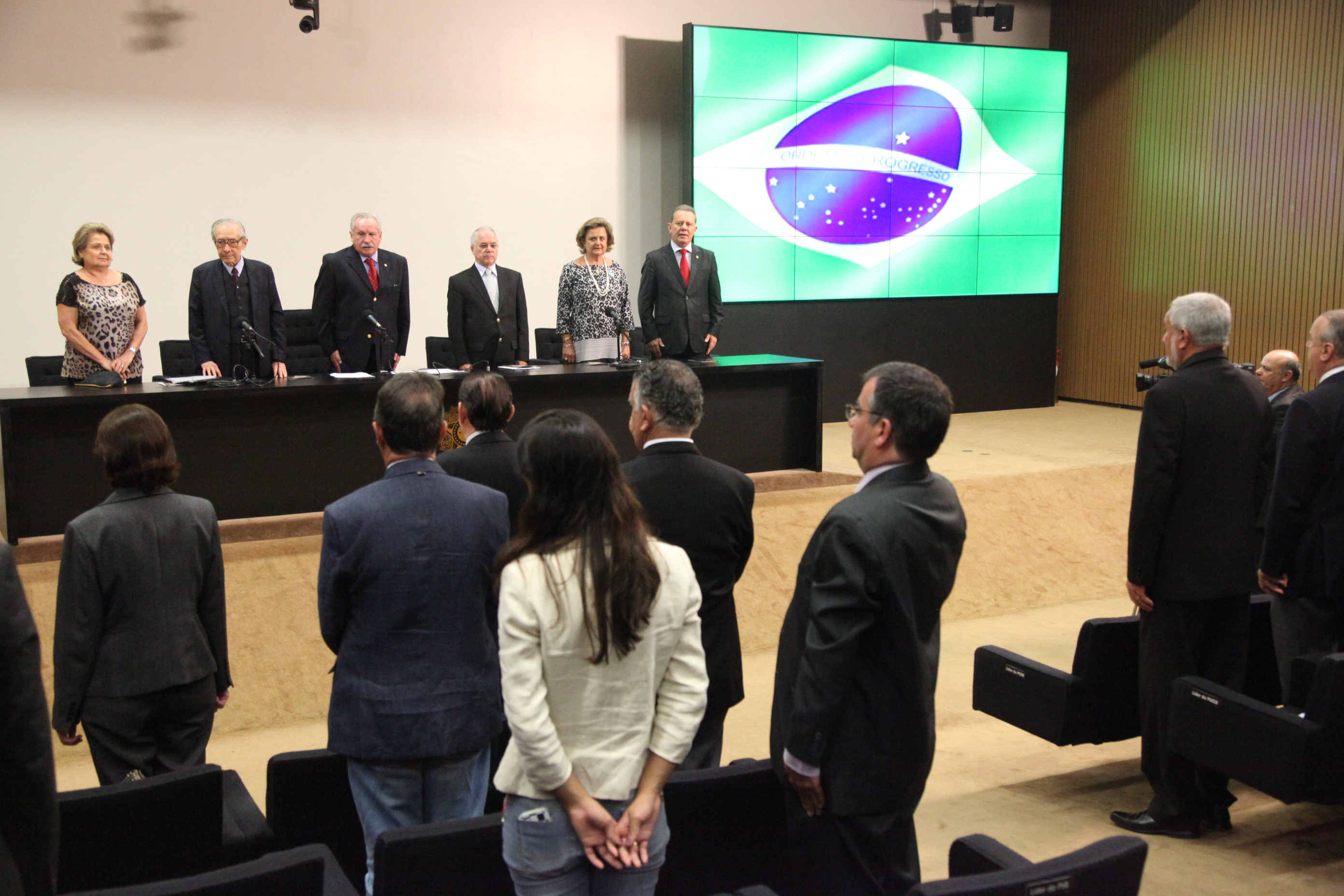 Sessão Solene em homenagem ao centenário de nascimento do ex-governador Jorge Lacerda realizada na Câmara dos Deputados Federais em Brasília. Foto: Fábio Queiroz / Agência AL