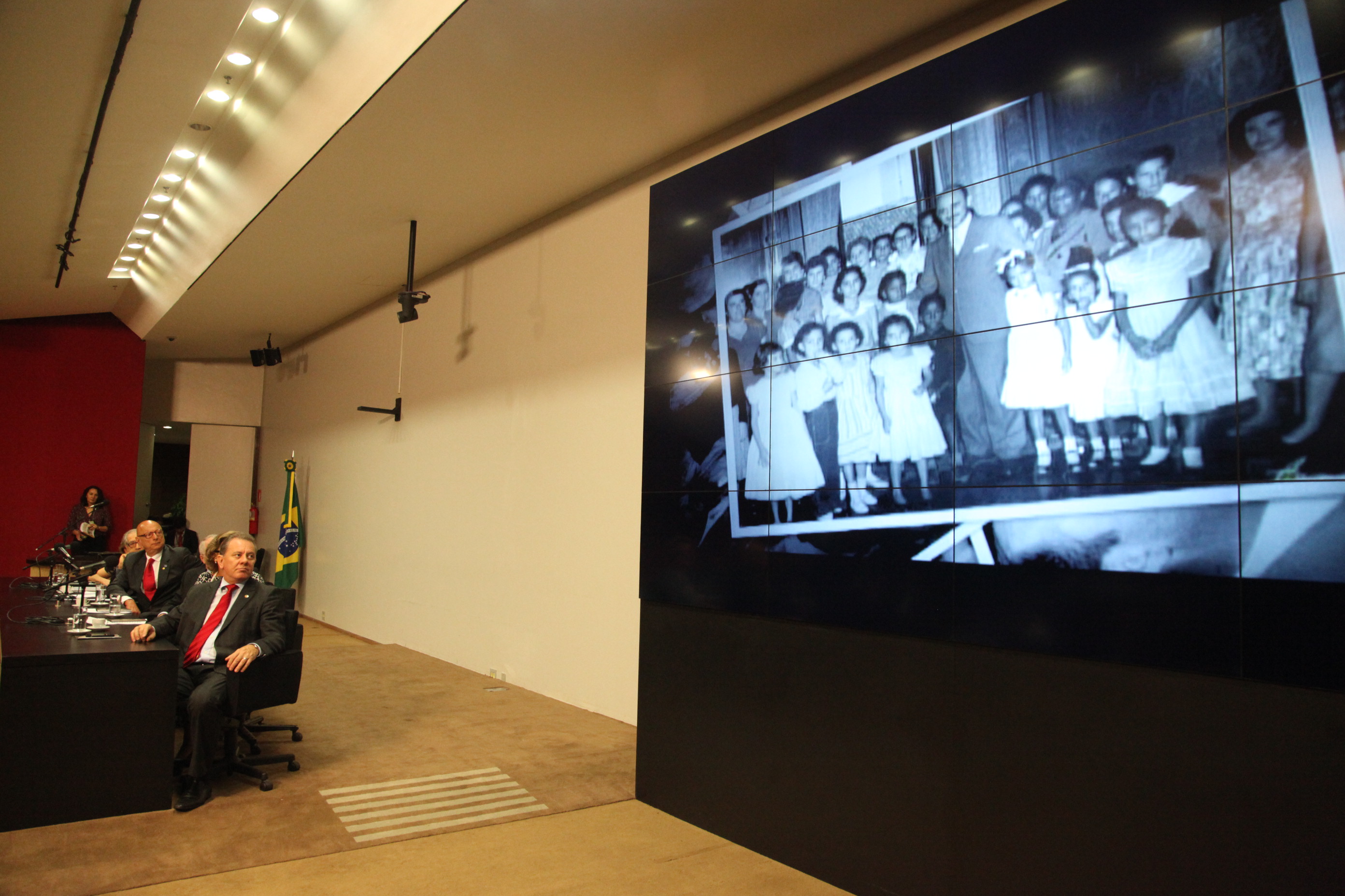 Sessão Solene em homenagem ao centenário de nascimento do ex-governador Jorge Lacerda realizada na Câmara dos Deputados Federais em Brasília. Foto: Fábio Queiroz / Agência AL