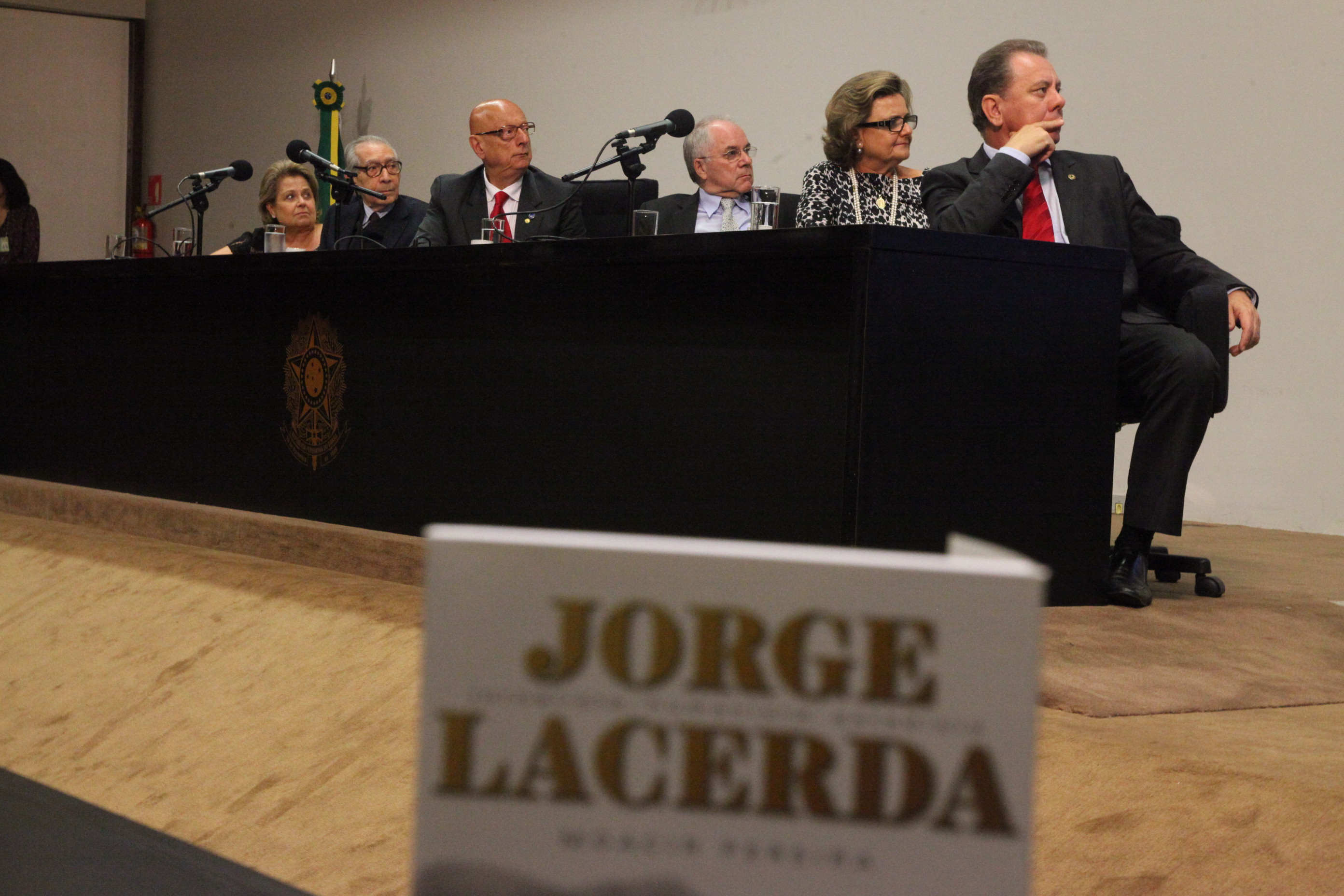 Sessão Solene em homenagem ao centenário de nascimento do ex-governador Jorge Lacerda realizada na Câmara dos Deputados Federais em Brasília. Foto: Fábio Queiroz / Agência AL