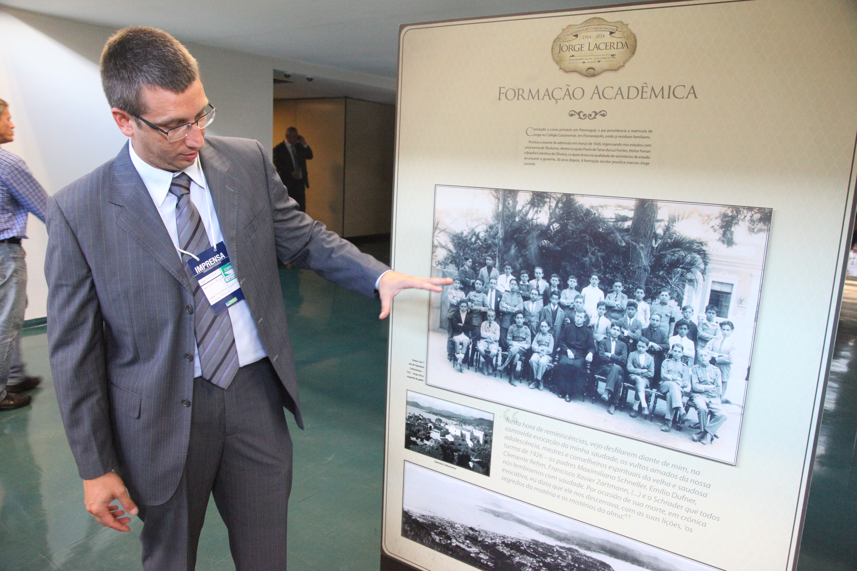 Sessão Solene em homenagem ao centenário de nascimento do ex-governador Jorge Lacerda realizada na Câmara dos Deputados Federais em Brasília. Foto: Fábio Queiroz / Agência AL