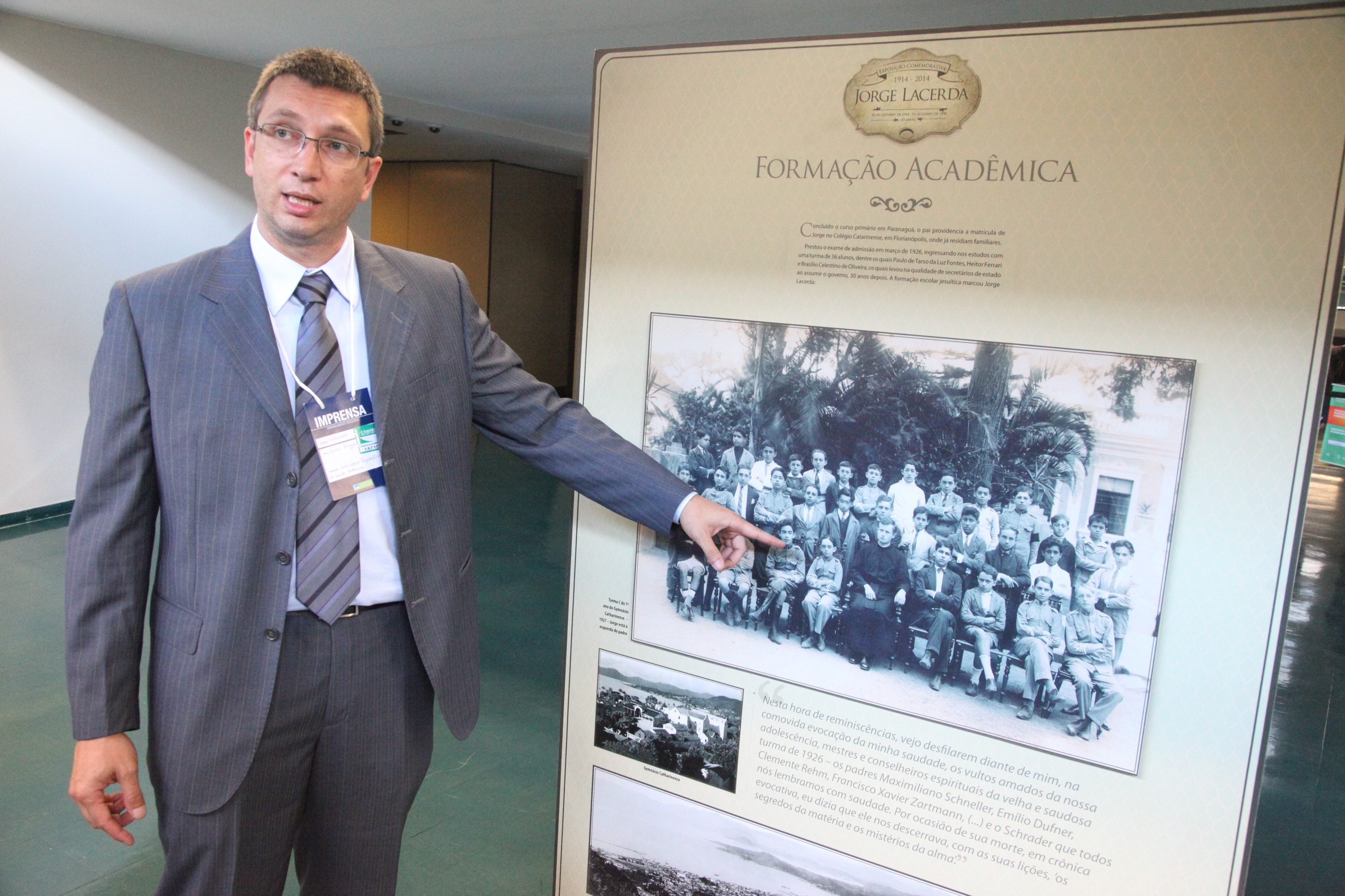 Sessão Solene em homenagem ao centenário de nascimento do ex-governador Jorge Lacerda realizada na Câmara dos Deputados Federais em Brasília. Foto: Fábio Queiroz / Agência AL
