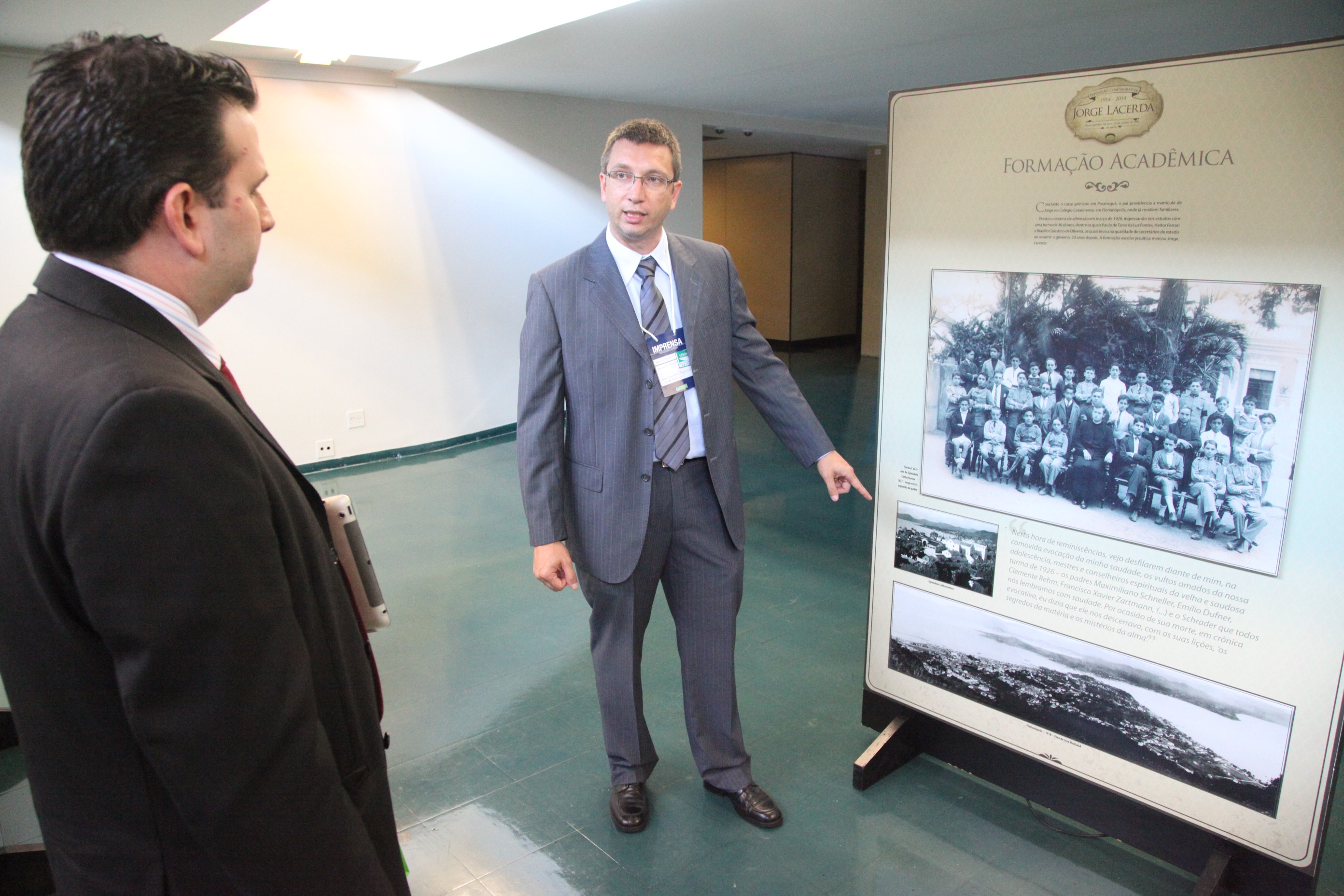 Sessão Solene em homenagem ao centenário de nascimento do ex-governador Jorge Lacerda realizada na Câmara dos Deputados Federais em Brasília. Foto: Fábio Queiroz / Agência AL