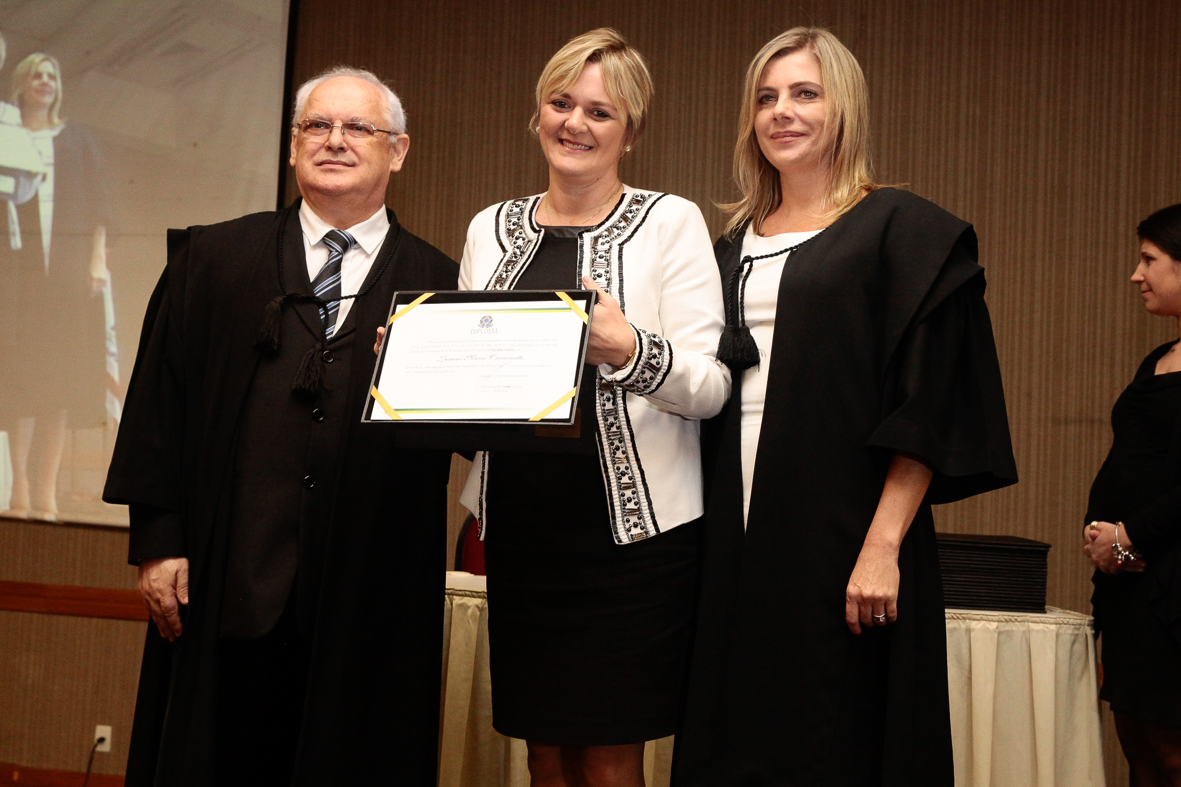Diplomação. Deputada Luciane Carminatti (PT) - Foto: Miriam Zomer/Agência AL
