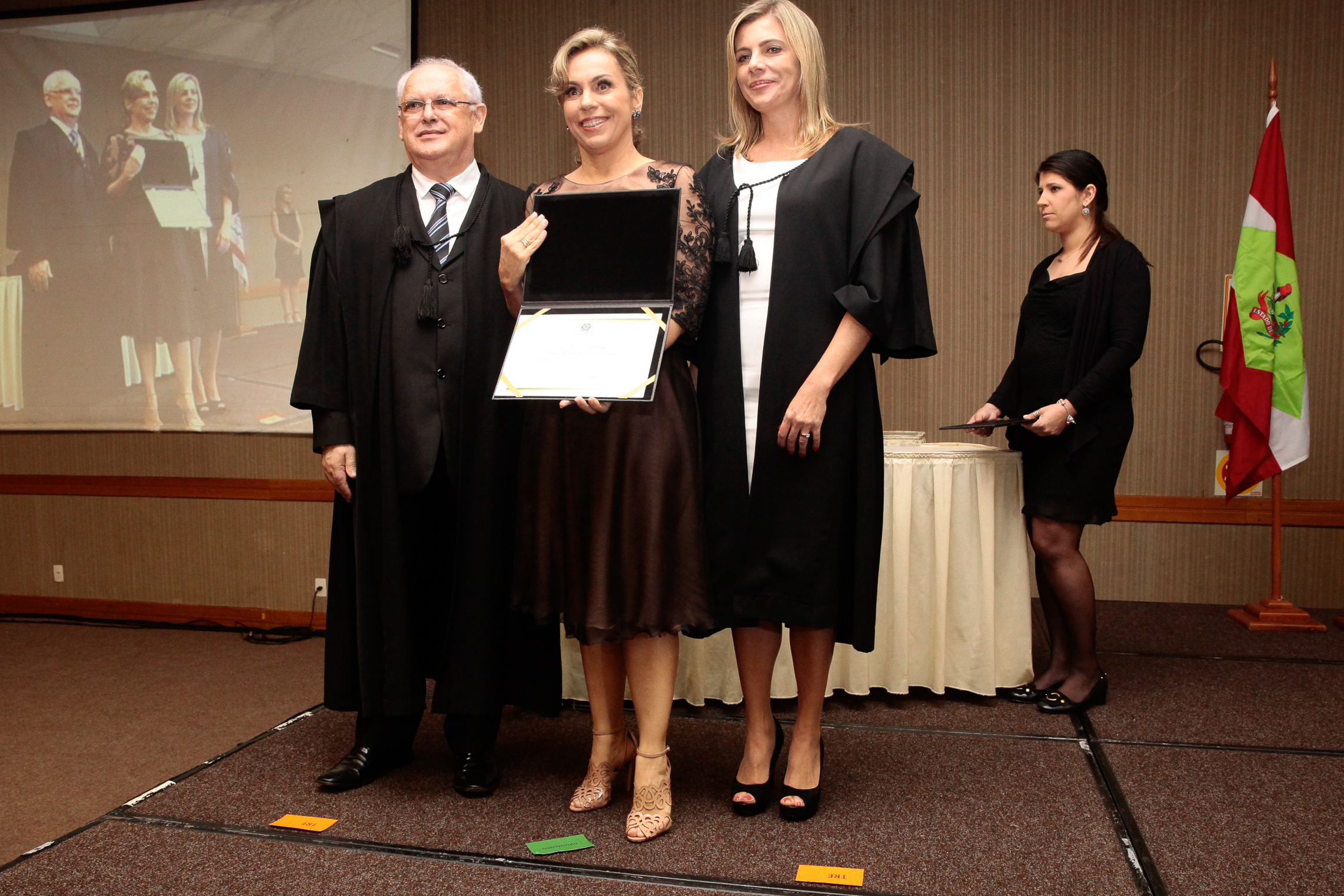 Diplomação. Deputada Ana Paula Lima (PT)  -  Foto: Miriam Zomer/Agência AL