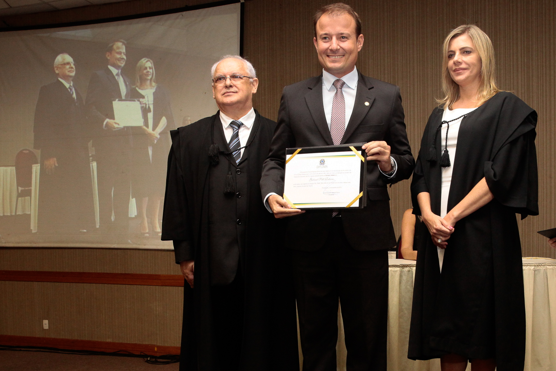 Diplomação. Deputado Gabriel Sell Ribeiro -  Foto: Miriam Zomer/Agência AL
