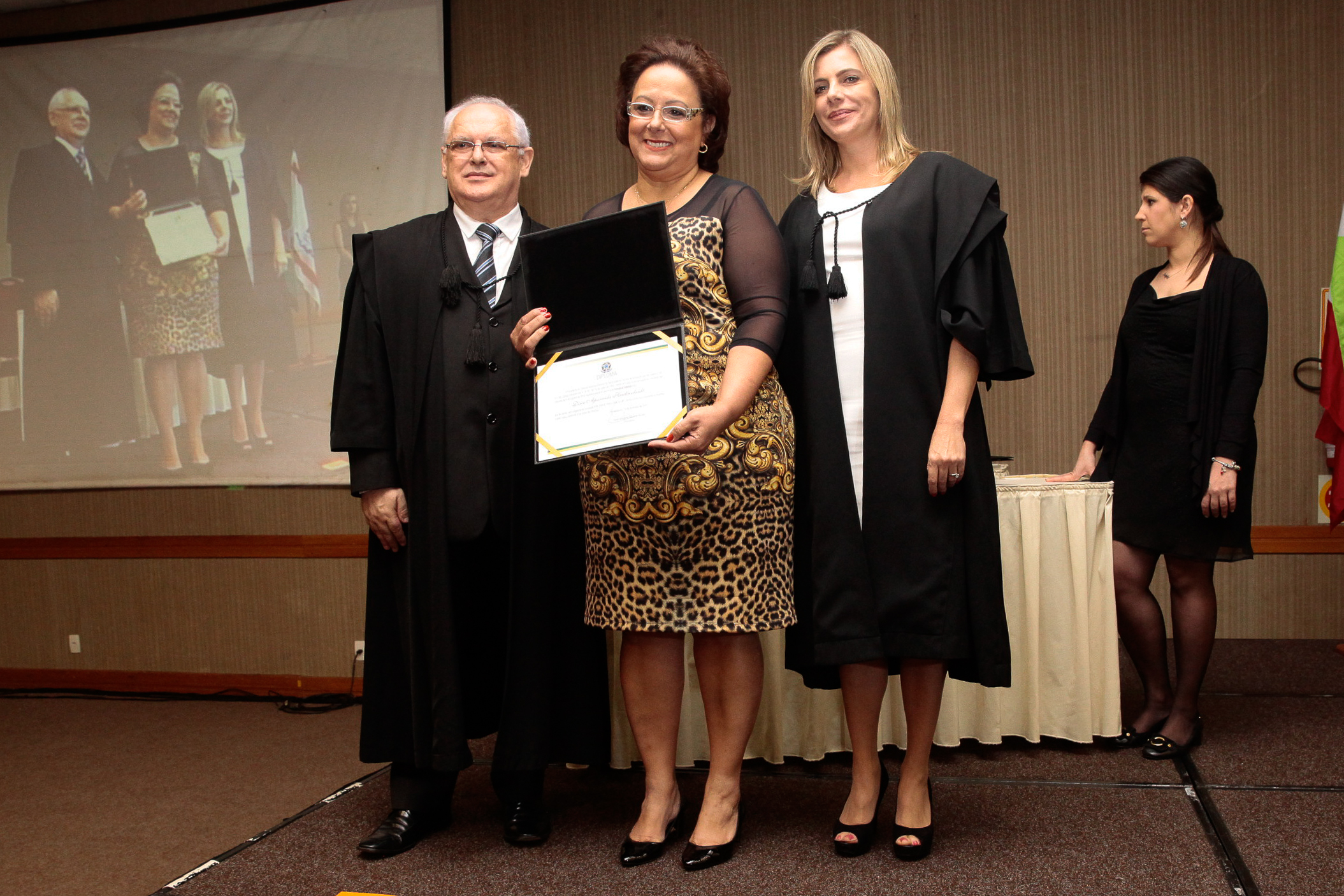 Diplomação. Deputada Dirce Heiderscheidt (PMDB)  -  Foto: Miriam Zomer/Agência AL