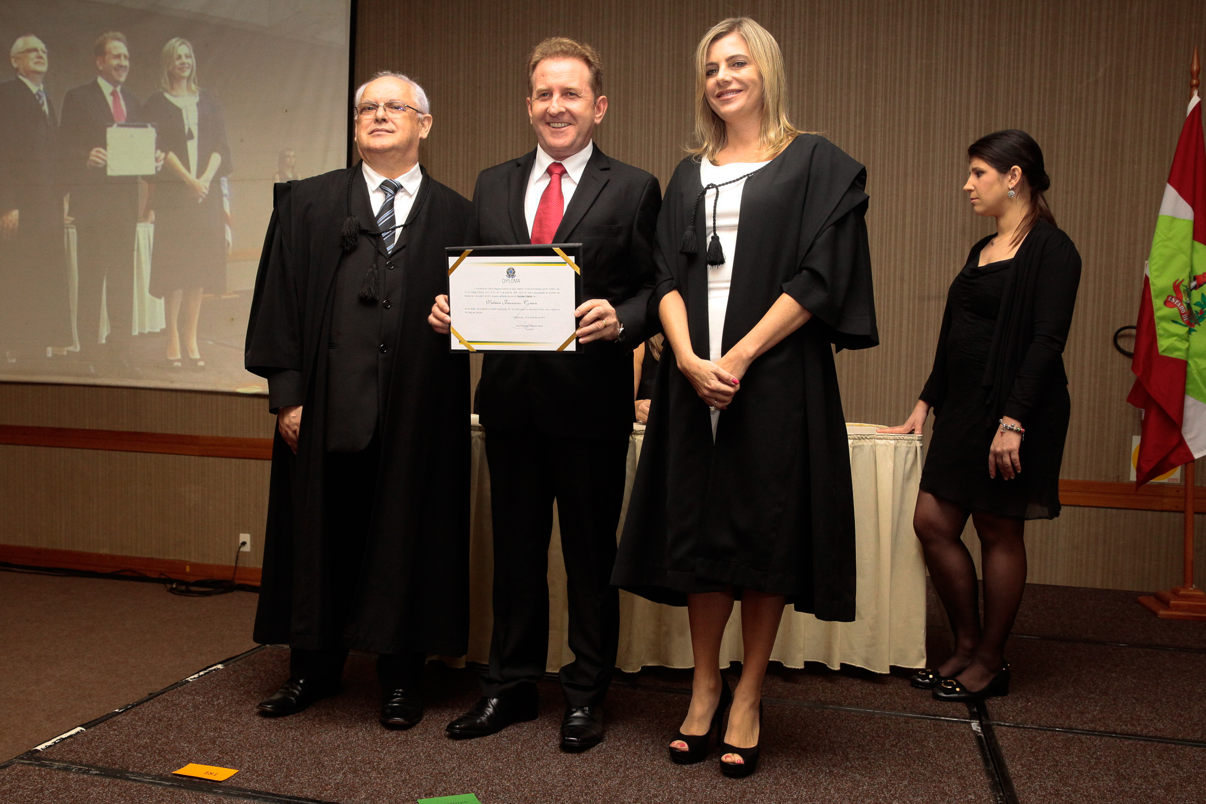 Diplomação. Deputado Valmir Comin (PP)  -  Foto: Miriam Zomer/Agência AL