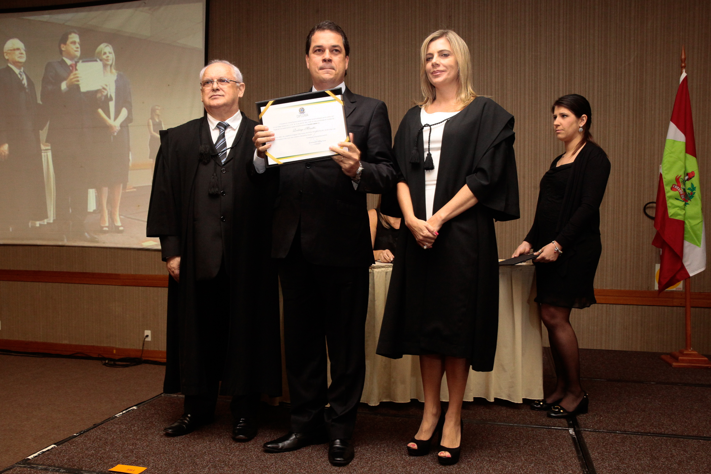Diplomação. Rodrigo Minotto (PDT) -  Foto: Miriam Zomer/Agência AL