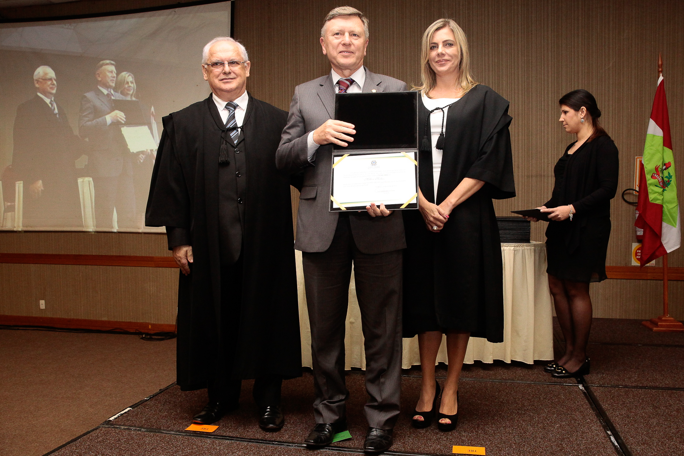 Diplomação. Deputado Milton Hobus (PSD) -  Foto: Miriam Zomer/Agência AL