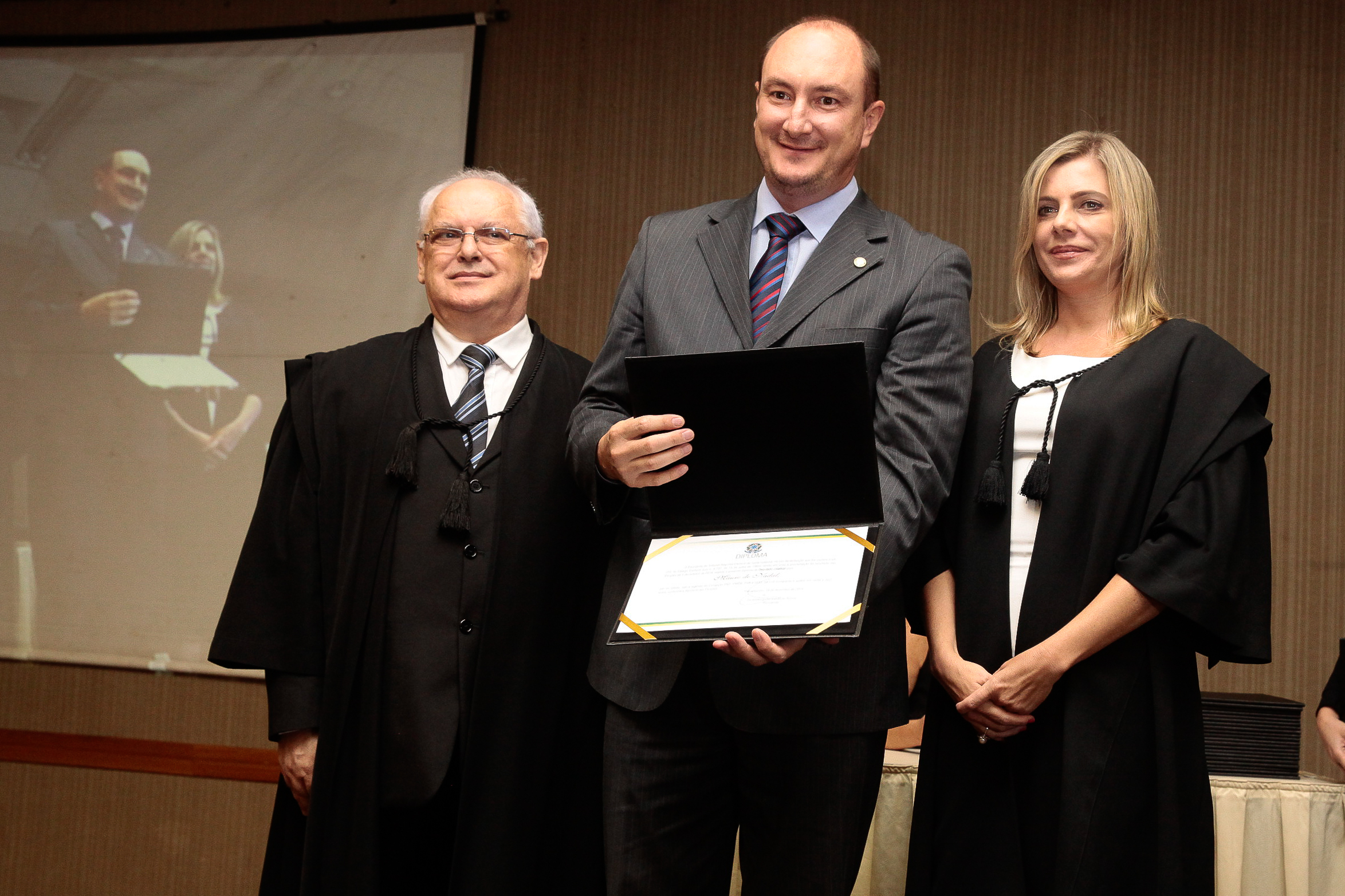 Diplomação. Deputado Mauro de Nadal (PMDB)  - Foto: Miriam Zomer/Agência AL