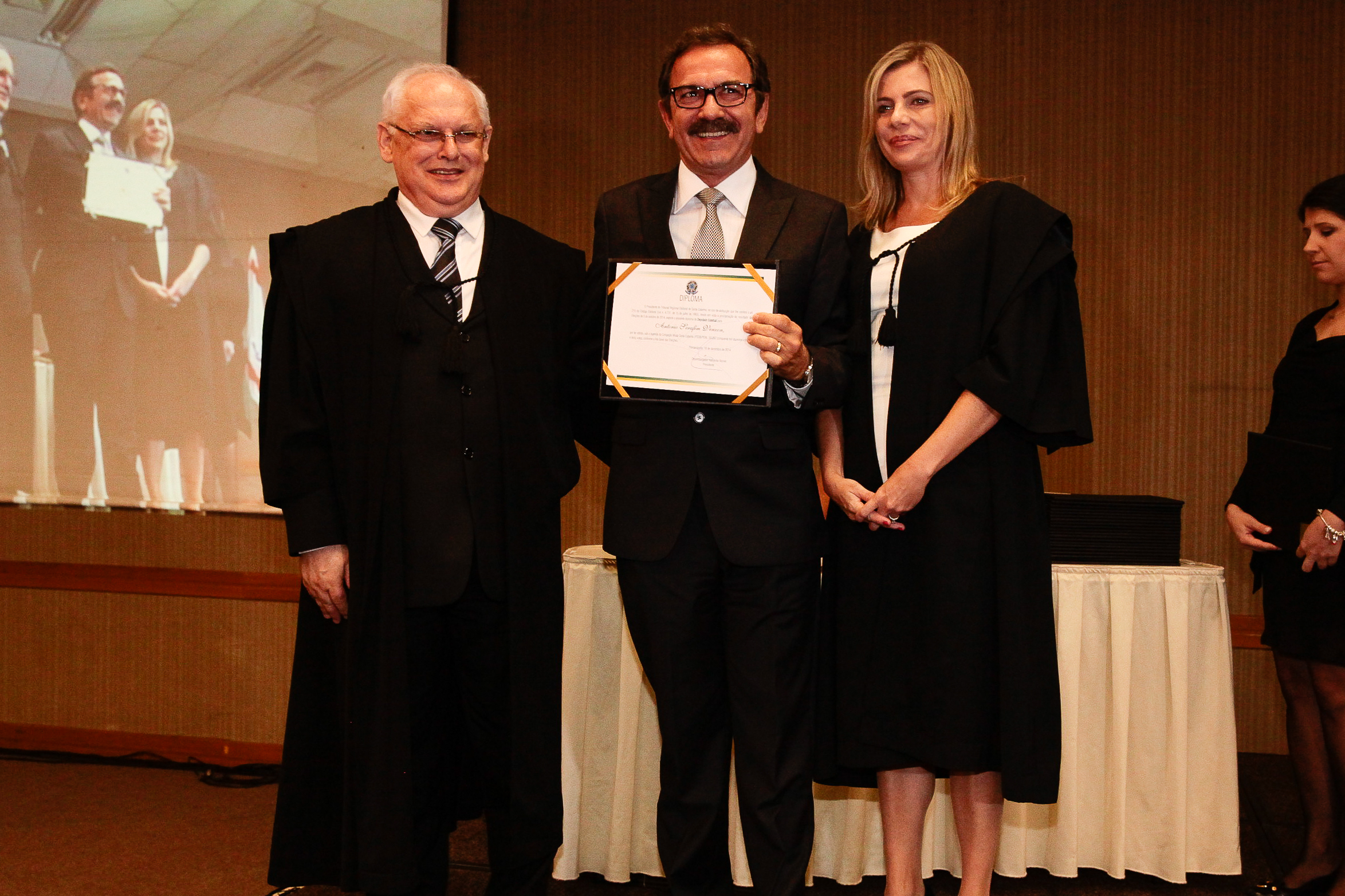 Diplomação. Deputado Serafim Venzon (PSDB)  -  Foto: Miriam Zomer/Agência AL