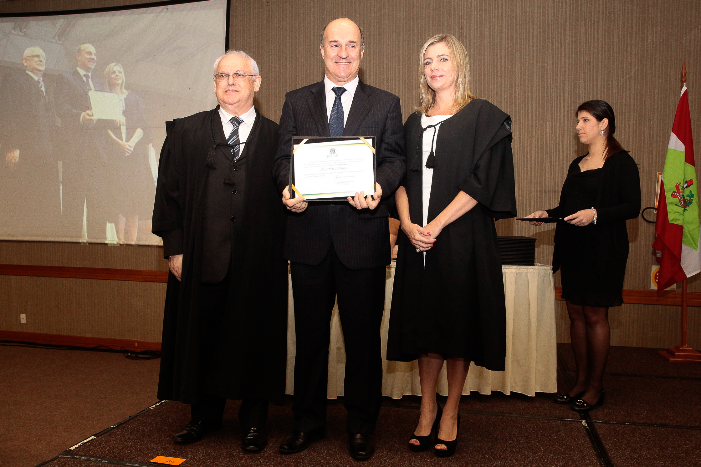Diplomação. Deputado José Milton Scheffer (PP)  -  Foto: Miriam Zomer/Agência AL