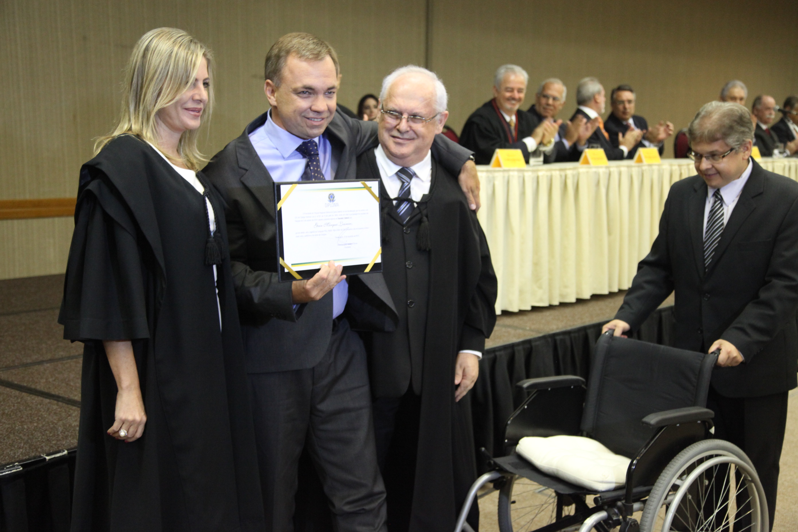 Diplomação. Deputado Gean Marques Loureiro (PMDB) -  Foto: Fábio Queiroz/Agência AL