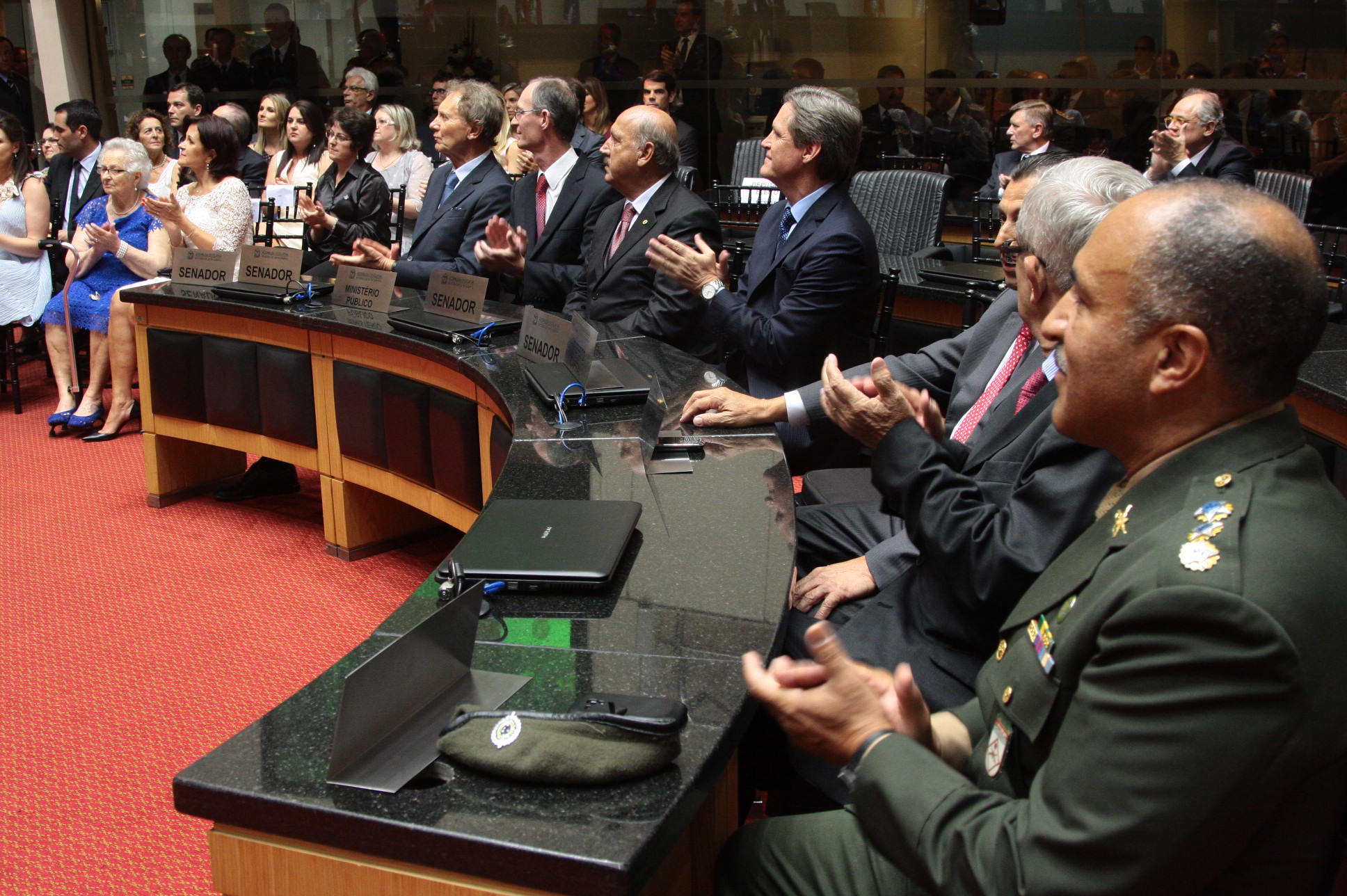 Sessão Solene de Posse do Governador e Vice Governador de Santa Catarina. Foto: Eduardo Guedes de Oliveira/Agência AL