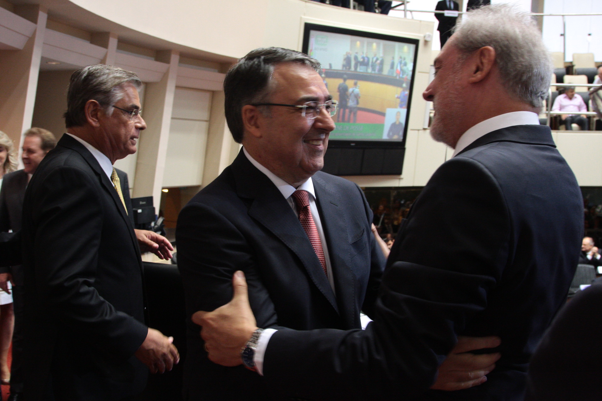 Sessão Solene de Posse do Governador e Vice Governador de Santa Catarina. Foto: Eduardo Guedes de Oliveira/Agência AL