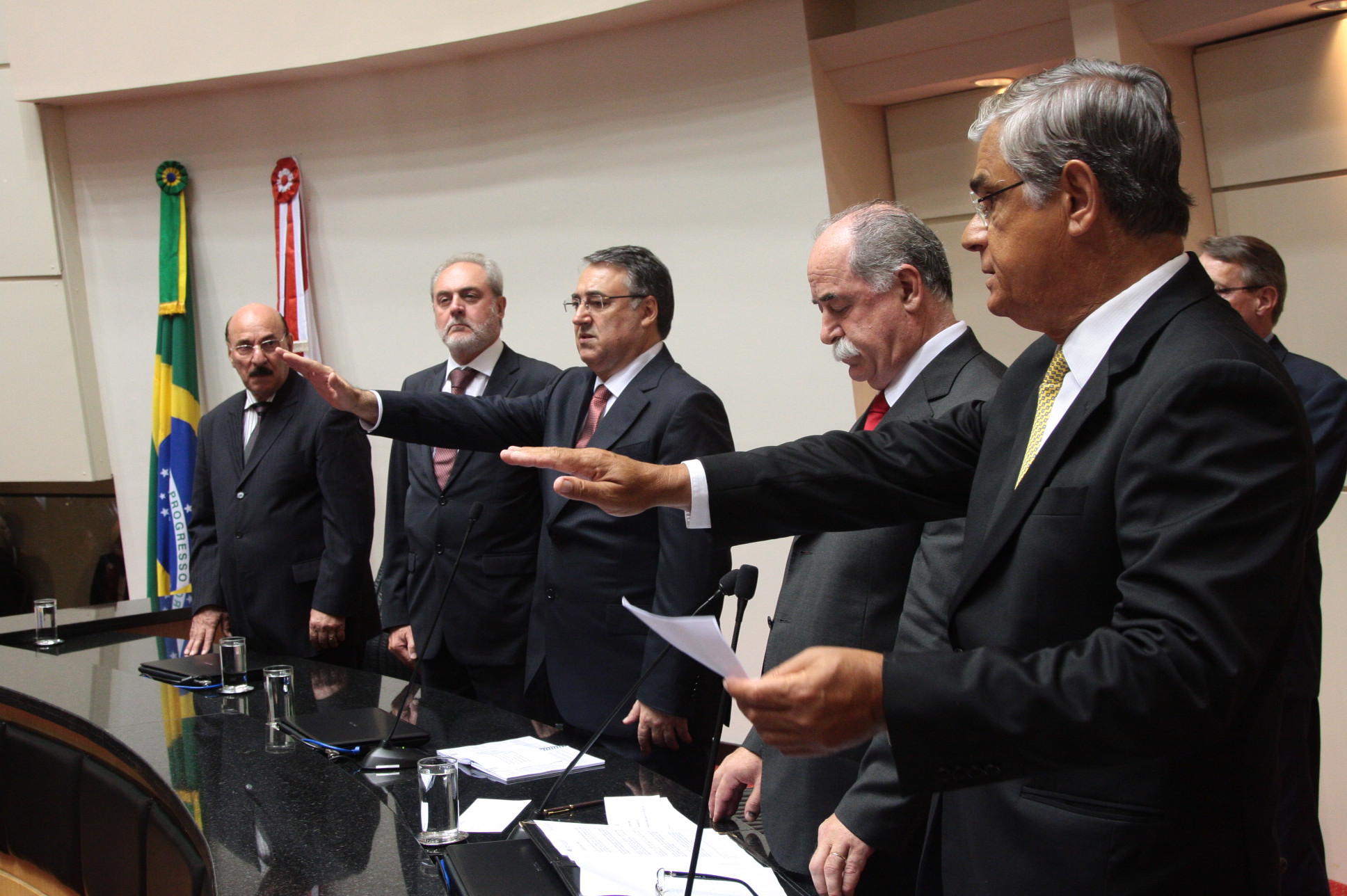 Sessão Solene de Posse do Governador e Vice Governador de Santa Catarina. Foto: Eduardo Guedes de Oliveira/Agência AL