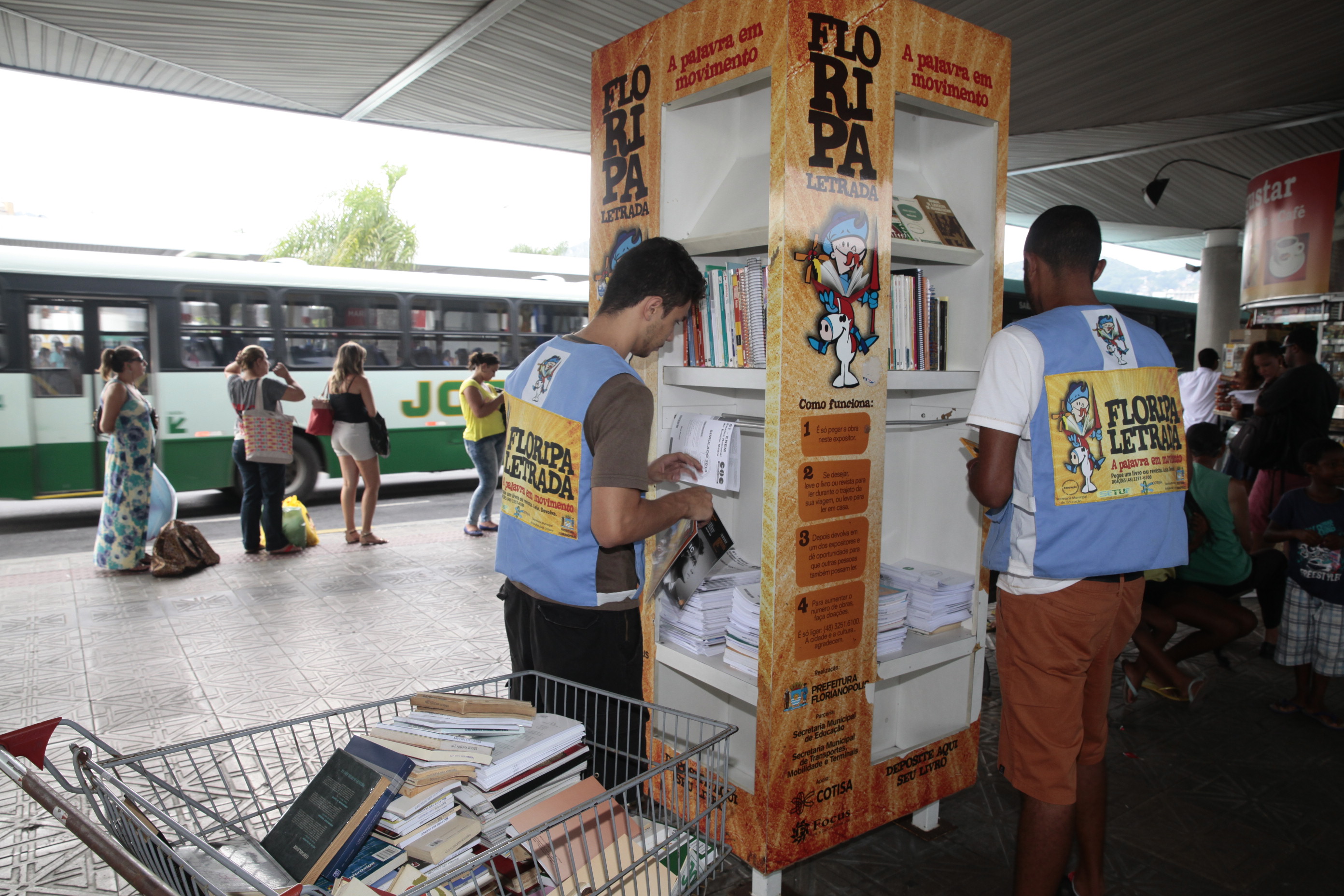 Projeto Floripa Letrada. Foto: Miriam Zomer/Agência AL