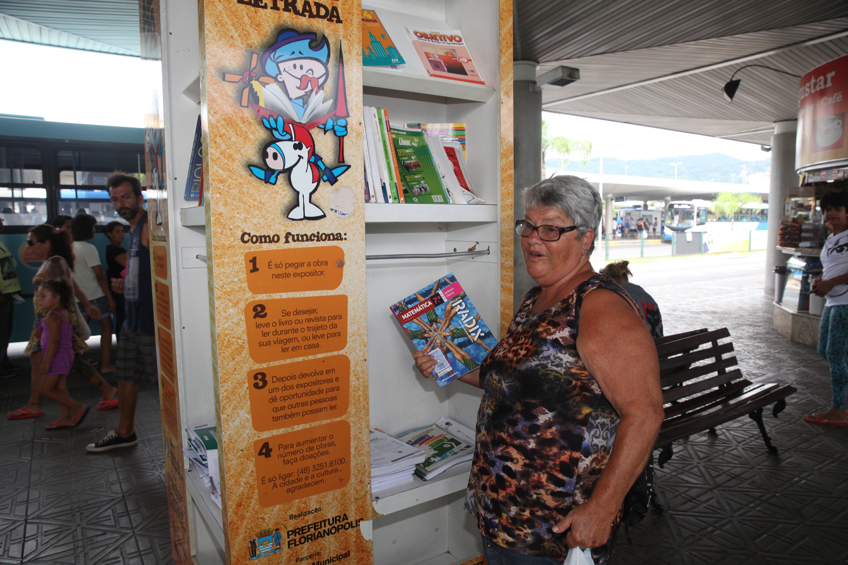 Projeto Floripa Letrada. Foto: Miriam Zomer/Agência AL