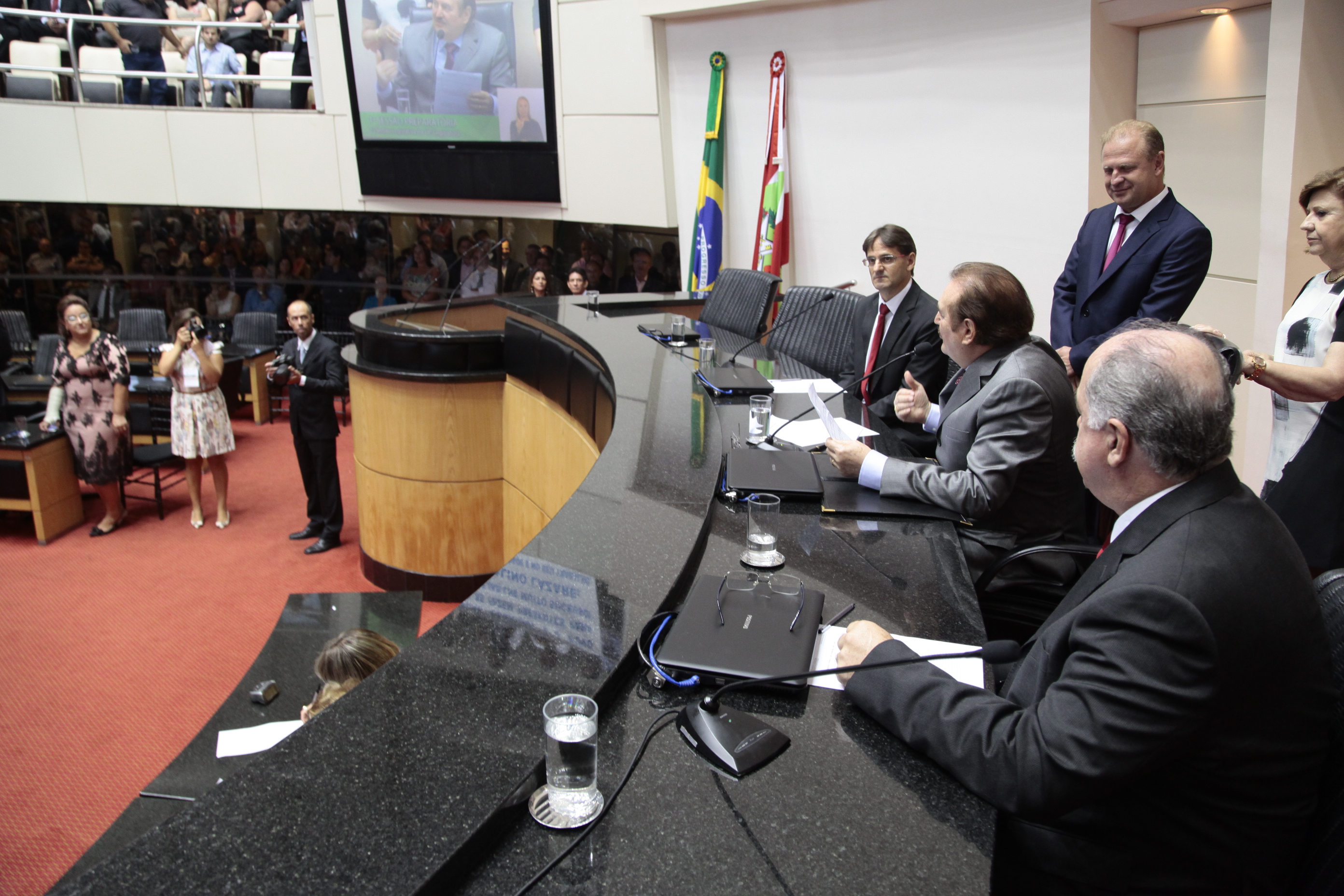 Gelson Merisio eleito Presidente da Assembleia Legislativa de SC. Foto: Miriam Zomer/Agência AL