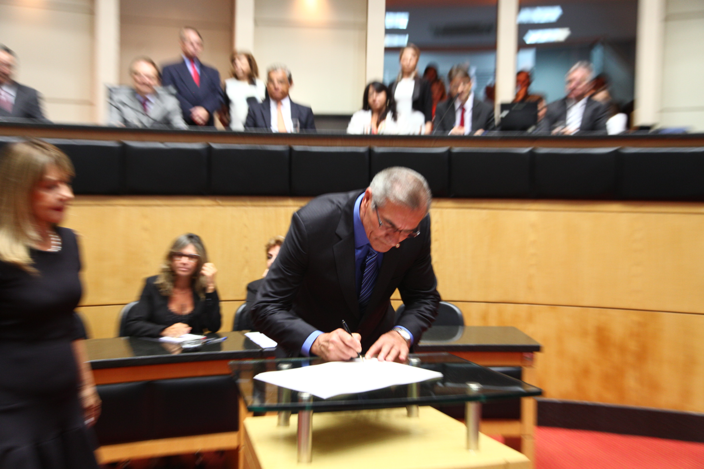 Juramento, Assinatura e Posse dos Deputados. Dep. Sílvio Dreveck (PP) - Foto: Solon Soares/Agência AL
