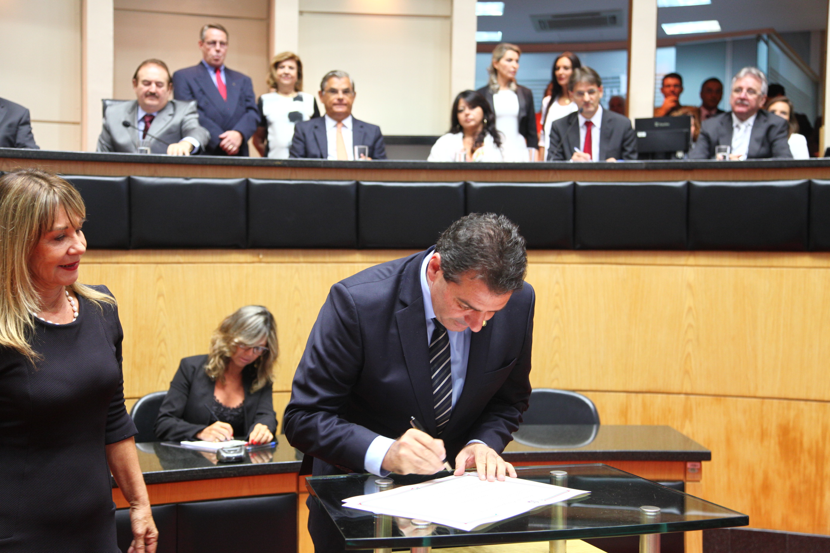 Juramento, Assinatura e Posse dos Deputados. Dep. Valdir Cobalchini (PMDB) - Foto: Solon Soares/Agência AL