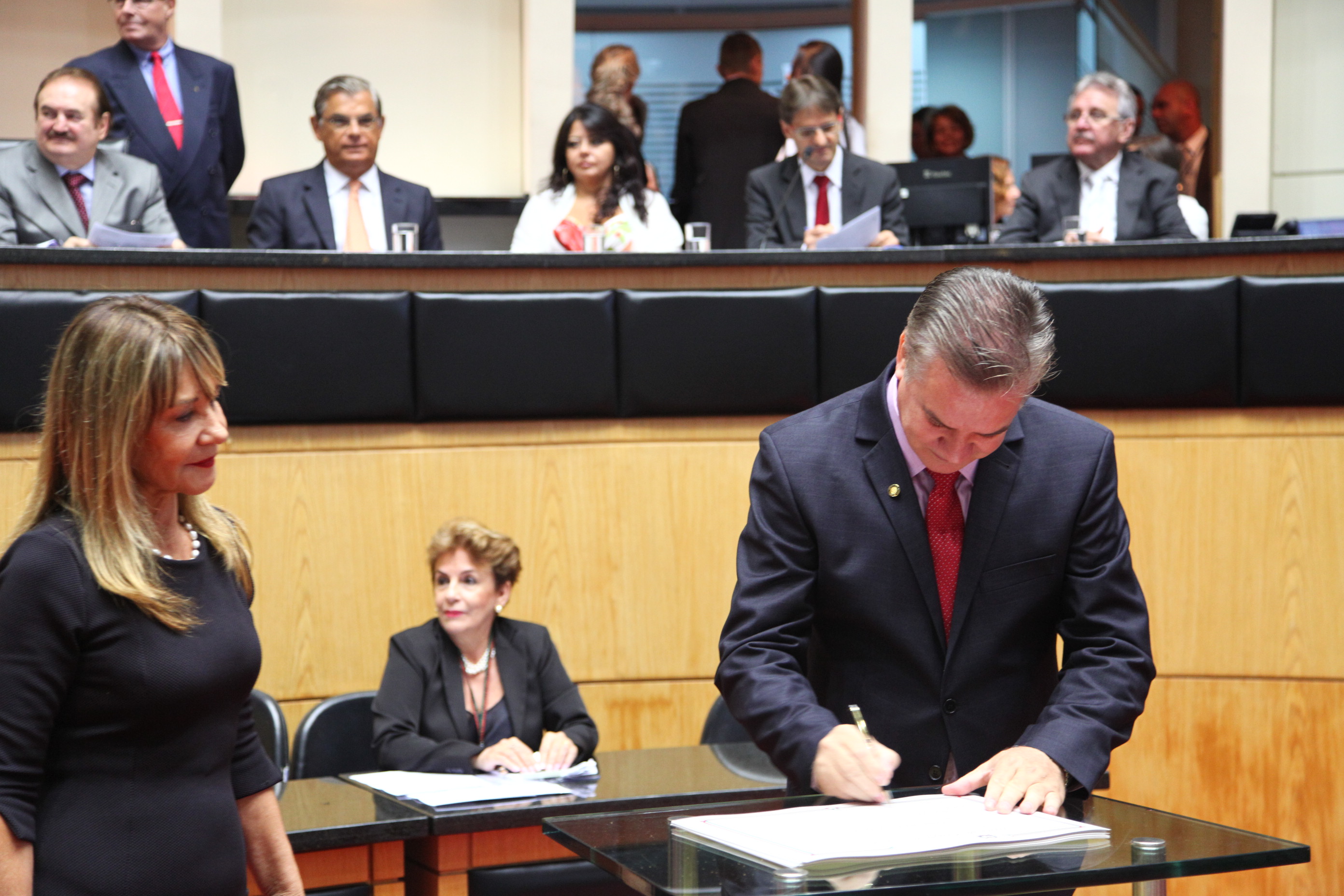 Juramento, Assinatura e Posse dos Deputados. Dep. César Valduga (PC do B) - Foto: Solon Soares/Agência AL