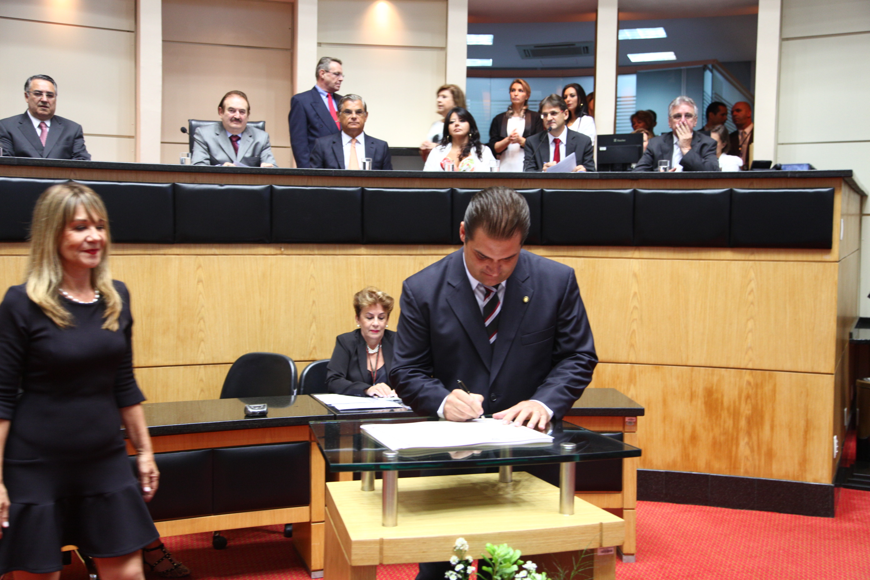 Juramento, Assinatura e Posse dos Deputados. Dep. Claiton Salvaro (PSB) - Foto: Solon Soares/Agência AL