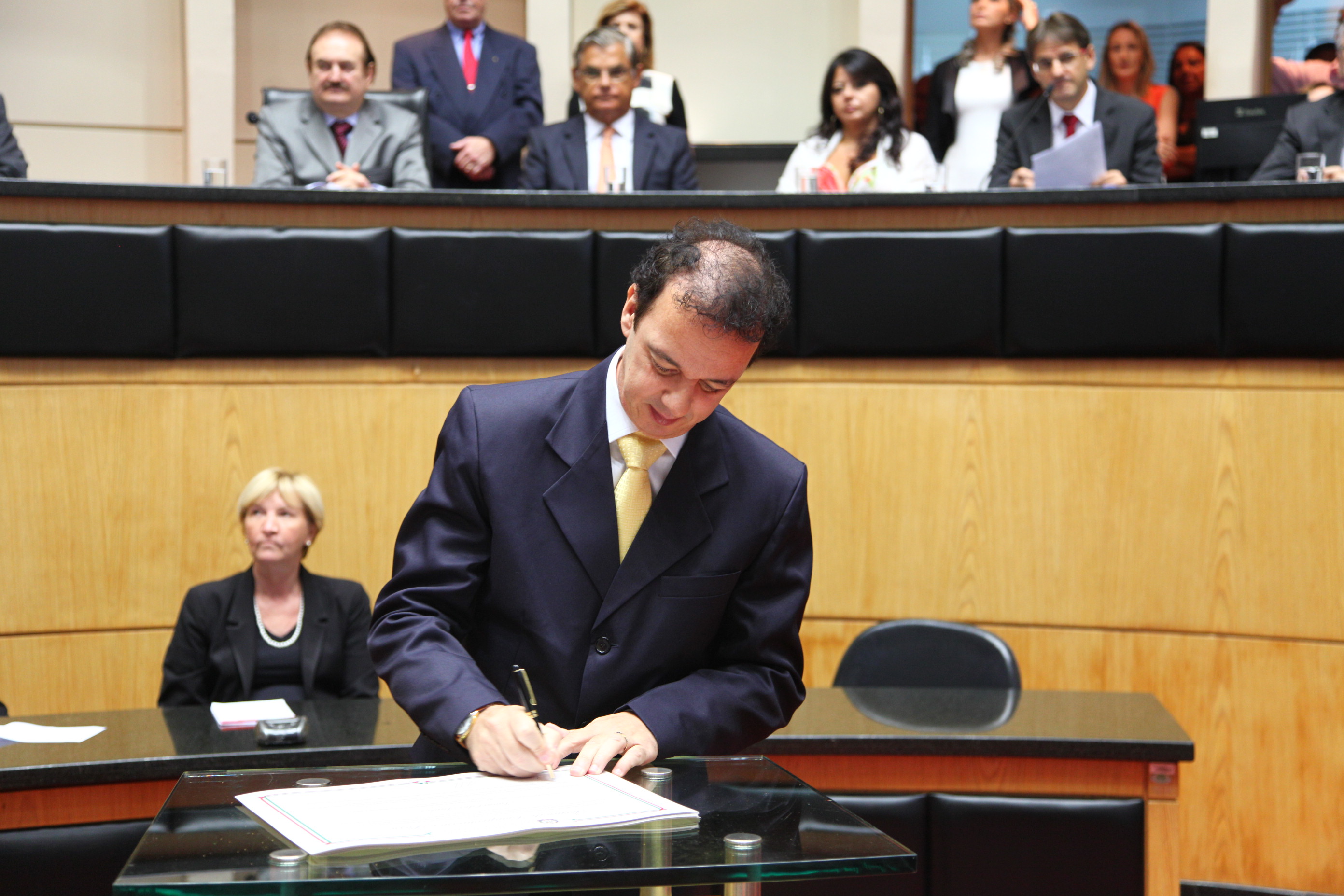 Juramento, Assinatura e Posse dos Deputados. Dep. Ismael dos Santos (PSD) - Foto: Solon Soares/Agência AL