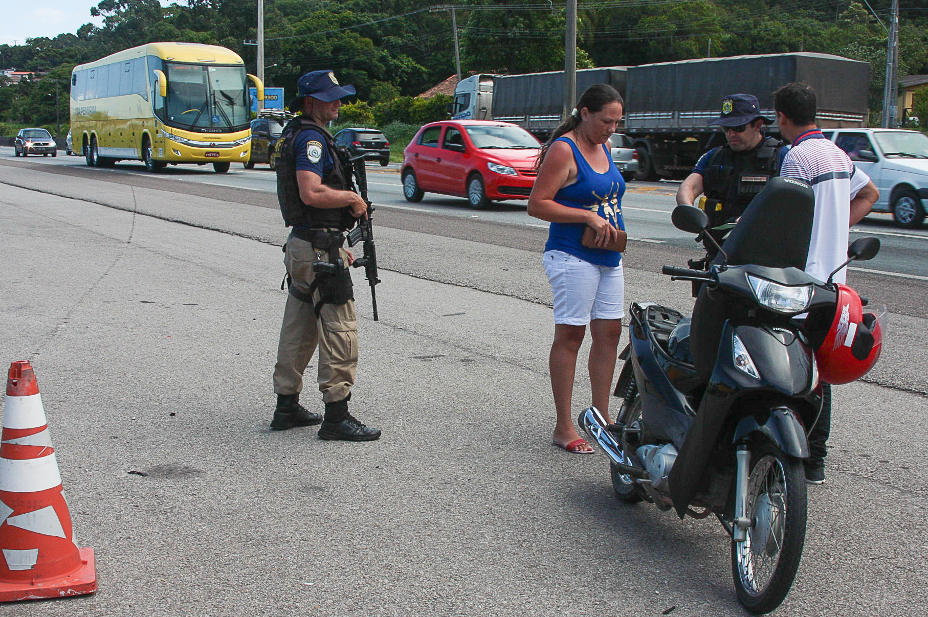 Operação Carnaval PRF. Foto: Eduardo Guedes de Oliveira / Agência AL