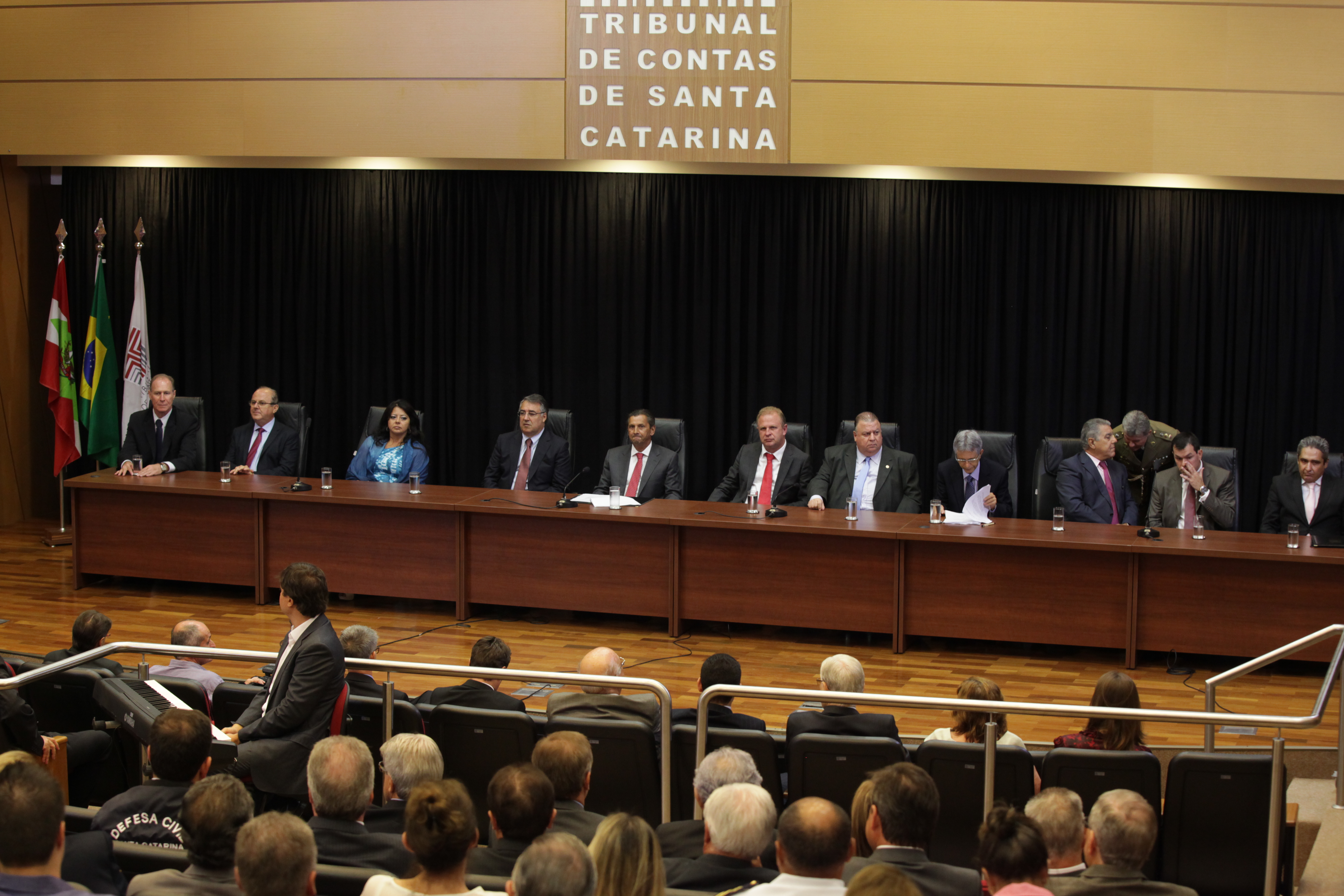 Posse do novo Presidente do Tribunal de Contas do Estado. Foto: Carlos Kilian/Agência AL