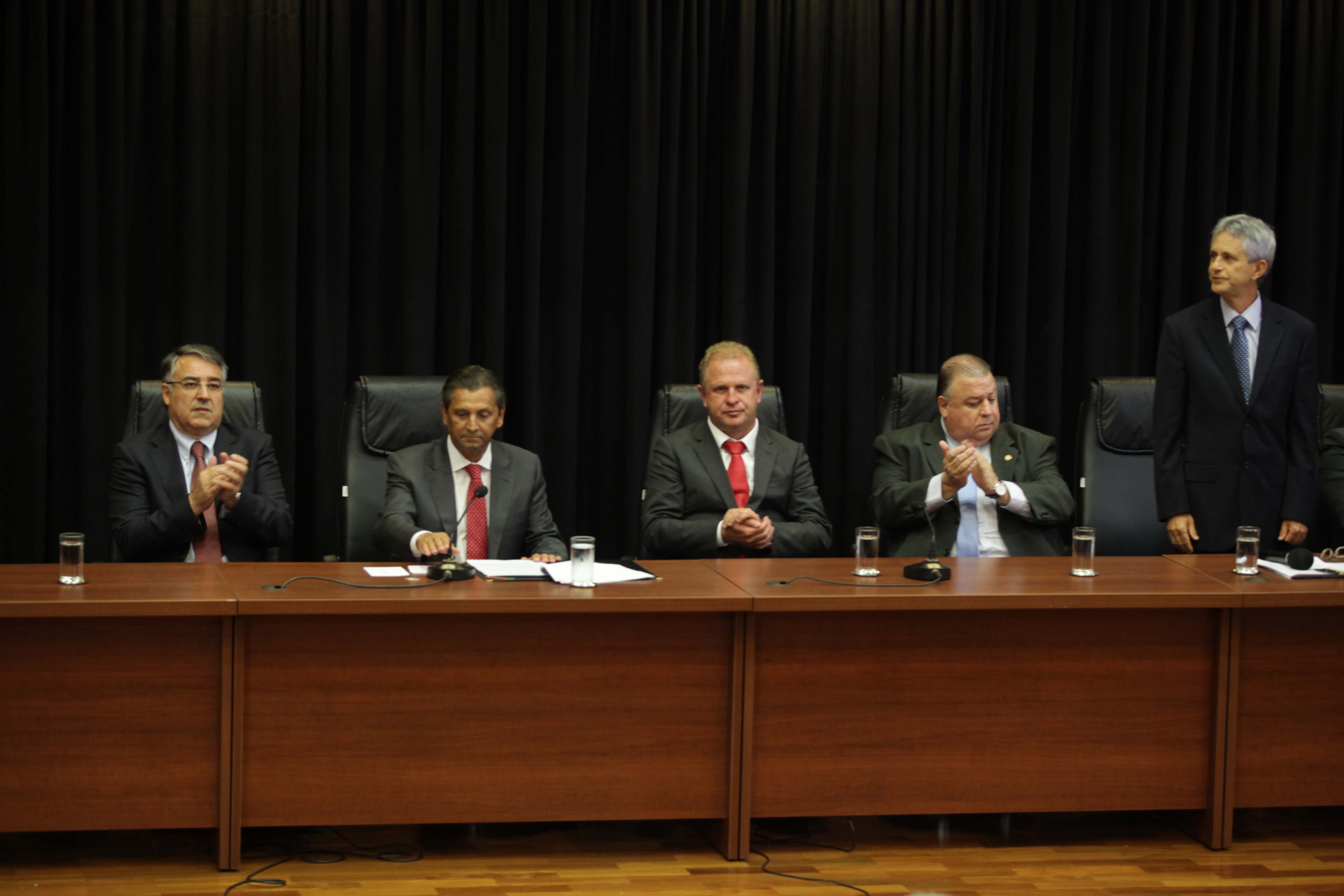 Posse do novo Presidente do Tribunal de Contas do Estado. Foto: Carlos Kilian/Agência AL