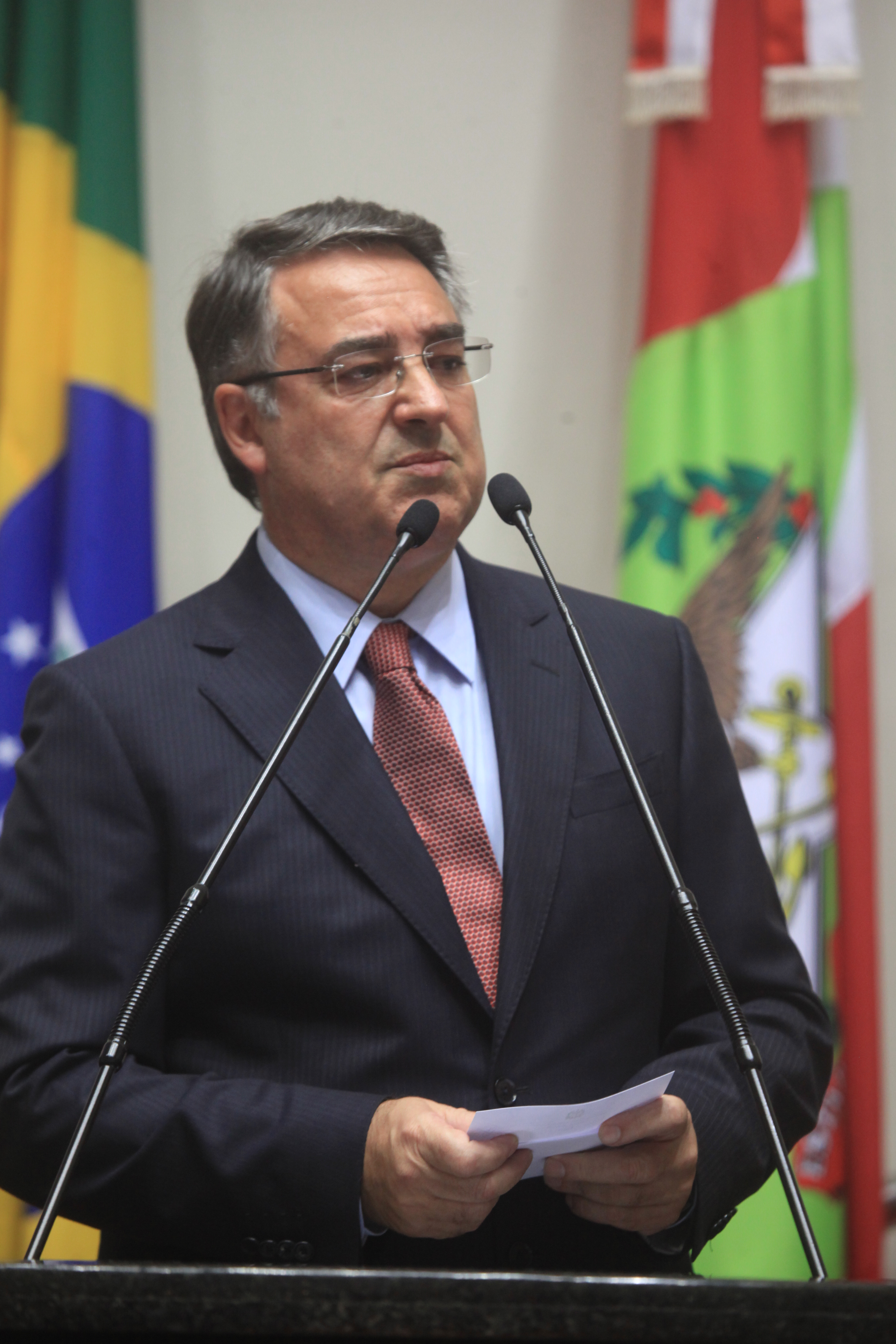 Leitura da Mensagem Anual do Governador Raimundo Colombo. Fotos: Carlos Kilian/Agência AL