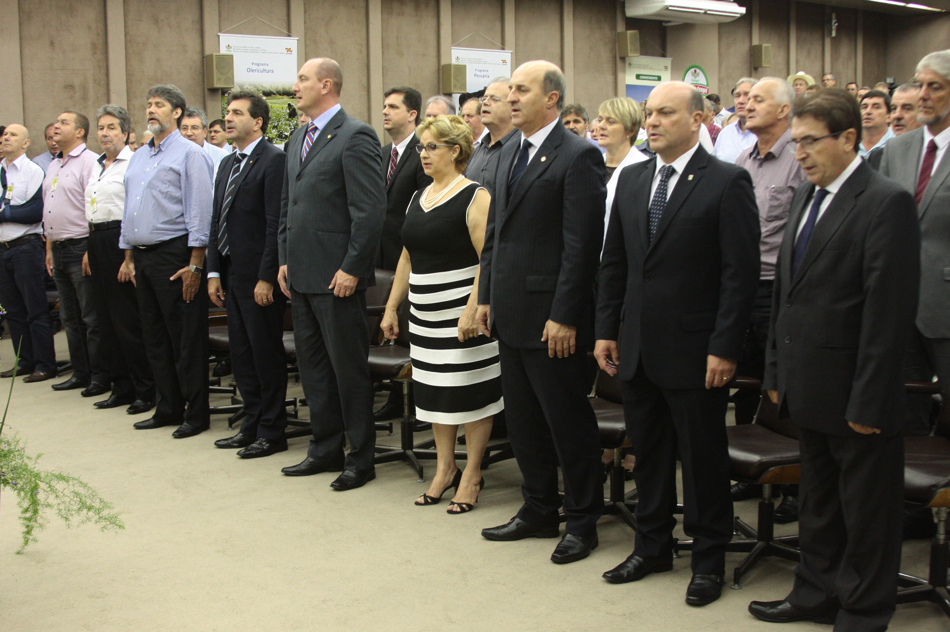 Posse do novo Secretário de Agricultura, Moacir Sopelsa. Foto: Eduardo Guedes de Oliveira / Agência AL