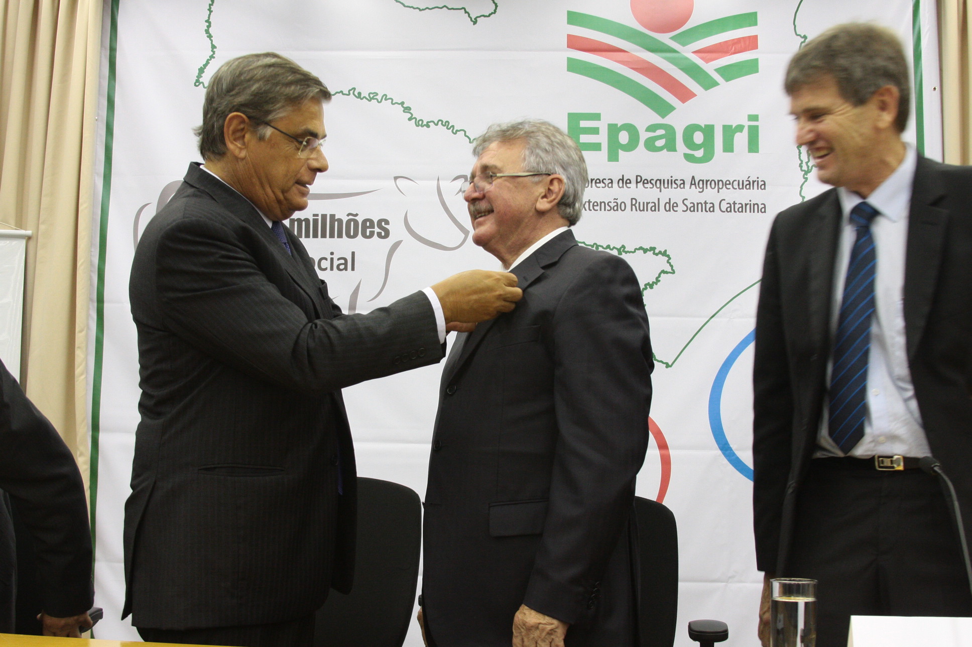 Posse do novo Secretário de Agricultura, Moacir Sopelsa. Foto: Eduardo Guedes de Oliveira / Agência AL