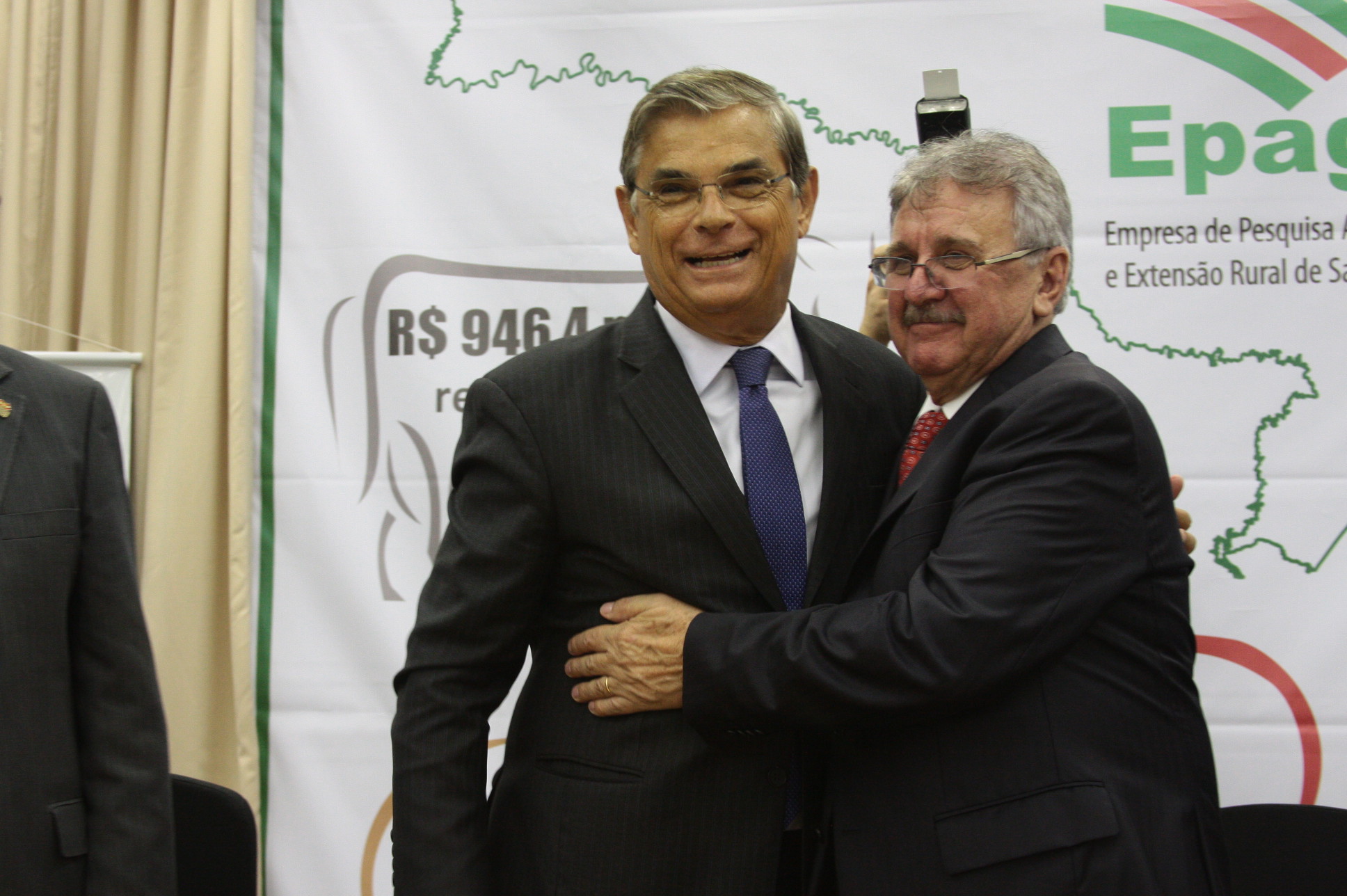 Posse do novo Secretário de Agricultura, Moacir Sopelsa. Foto: Eduardo Guedes de Oliveira / Agência AL