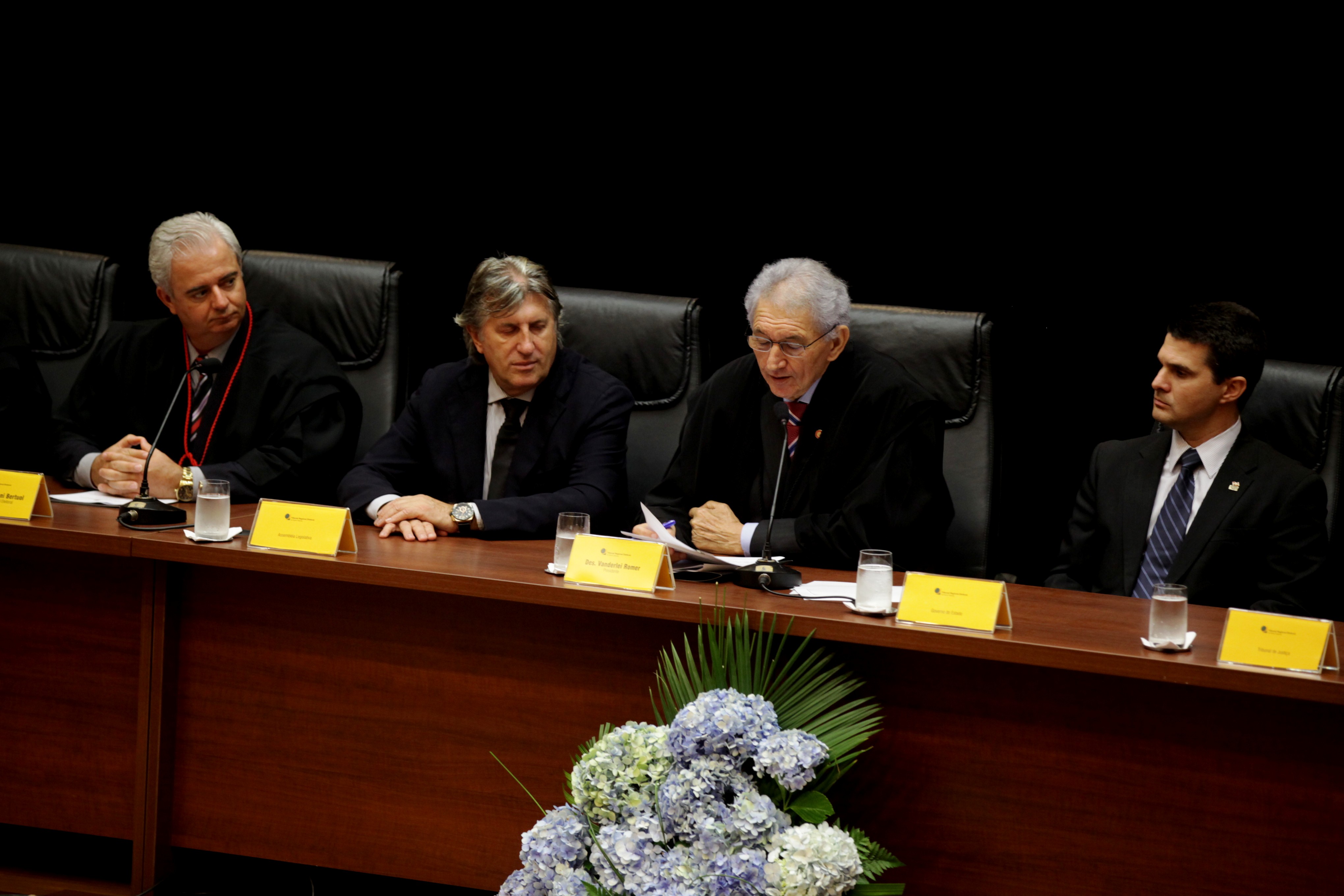 Posse do Presidente do TRE          Foto  Carlos Kilian/Agência AL