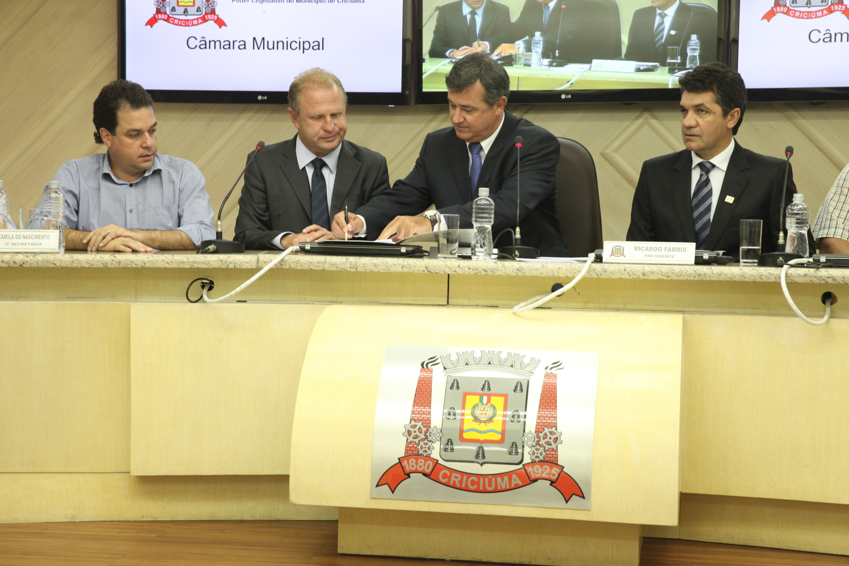 Presidente da Alesc, Gelson Merisio, cumpre agenda em Criciúma. Foto: Fábio Queiroz / Agência AL