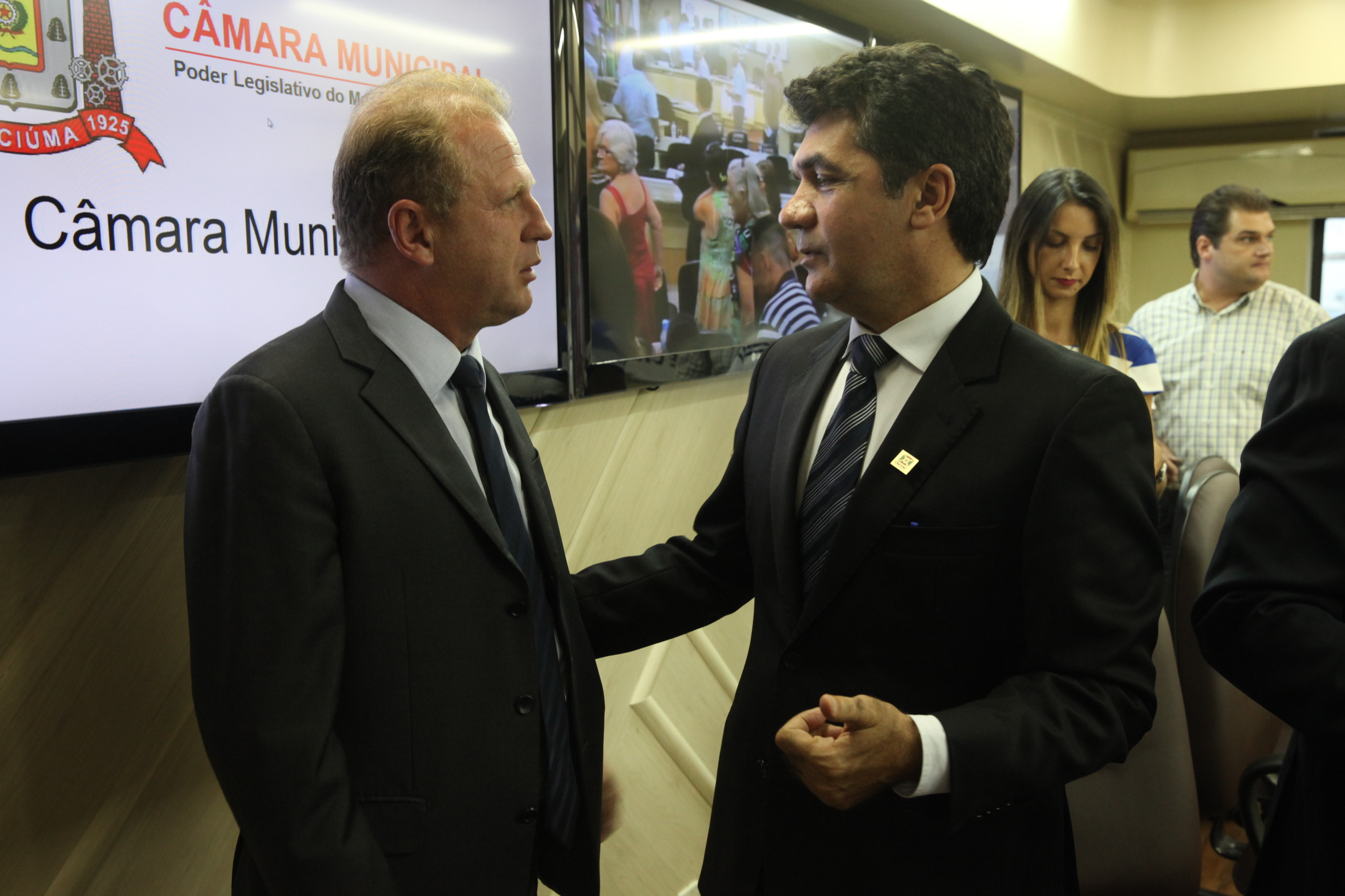 Presidente da Alesc, Gelson Merisio, cumpre agenda em Criciúma. Foto: Fábio Queiroz / Agência AL